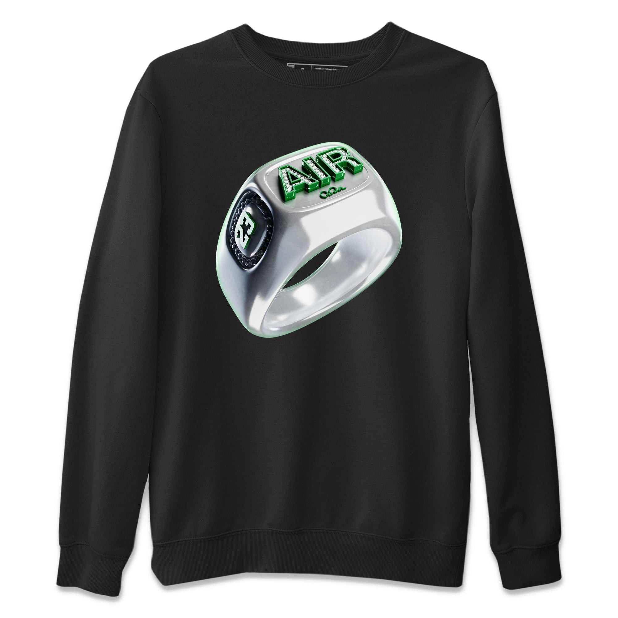 Diamond Ring Unisex Tops - Air Jordan 4 Pine Green