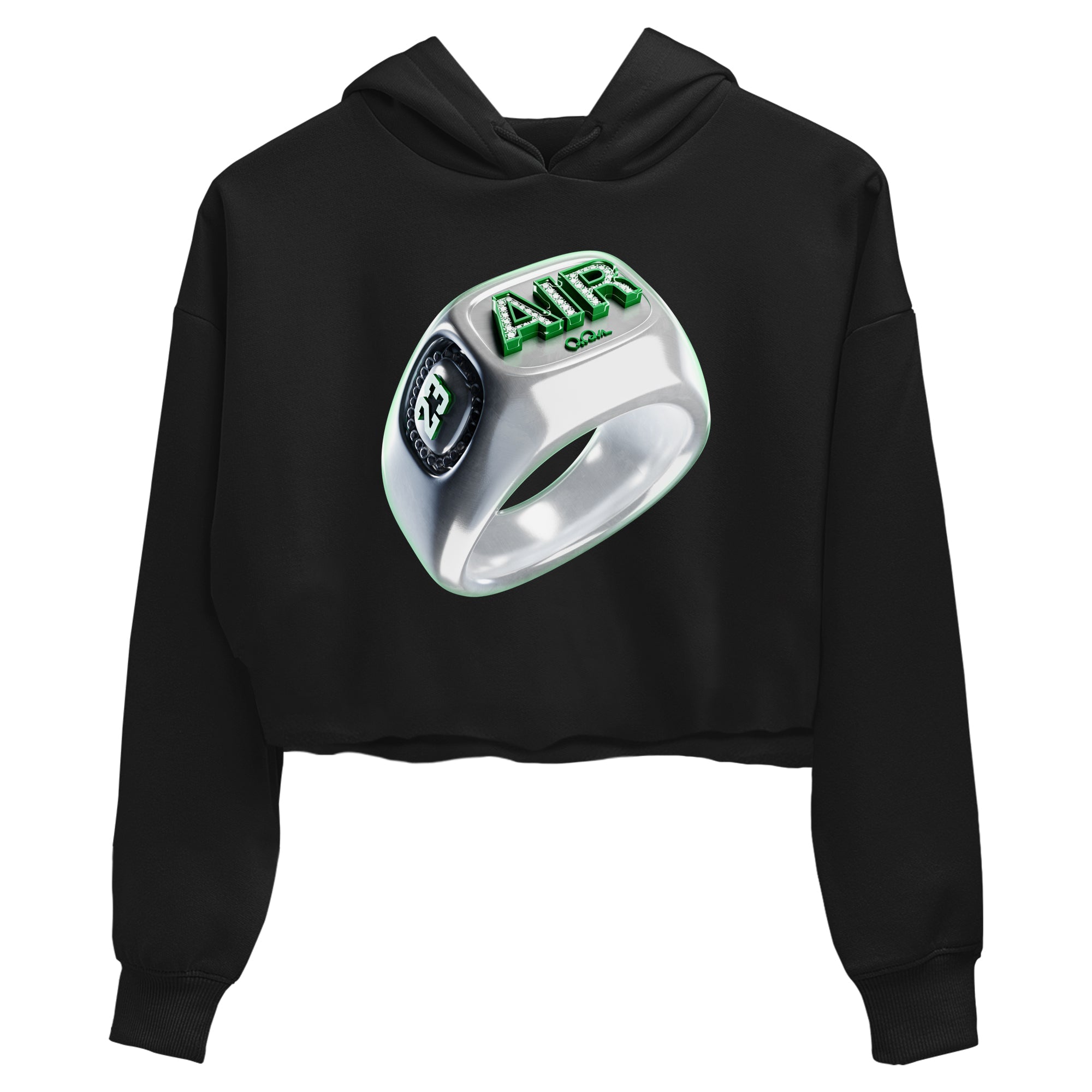 Diamond Ring Women's Tops - Air Jordan 4 Pine Green