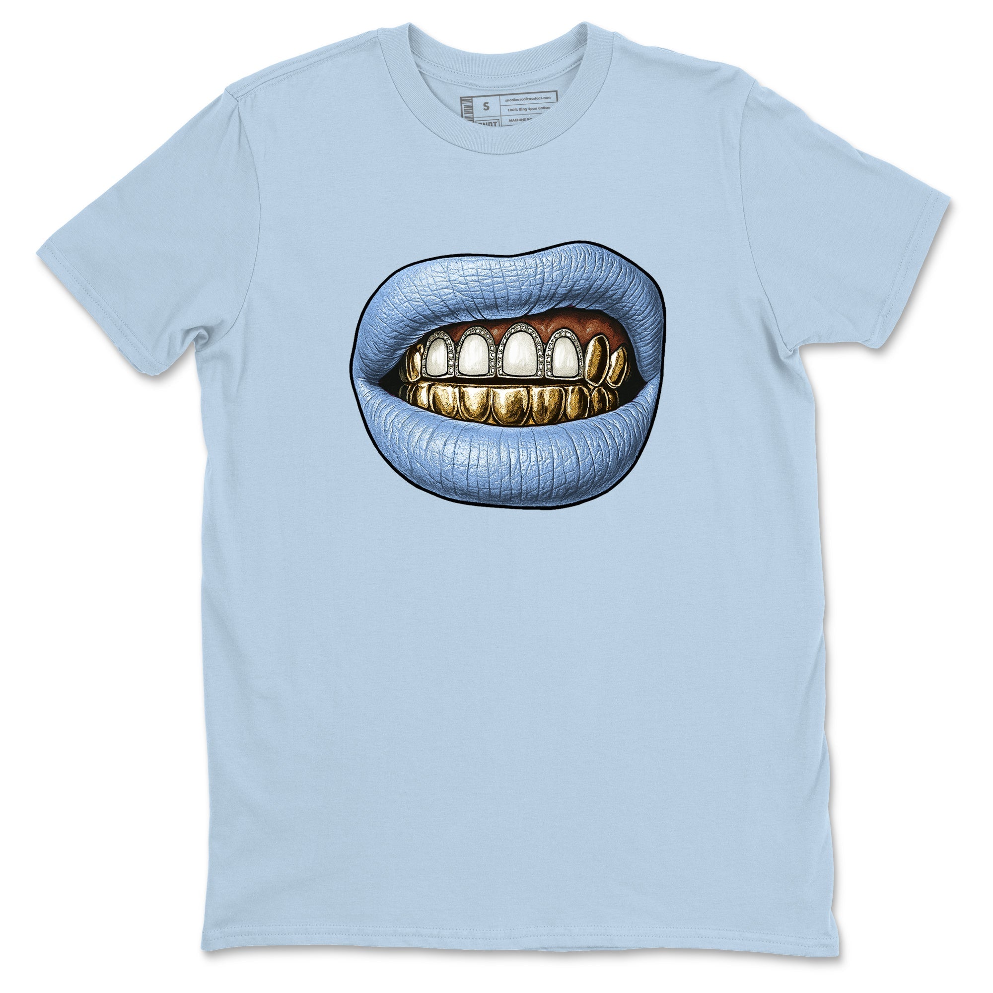 Diamond Teeth snkmatch Tees - Air Jordan 4 Forget Me Not