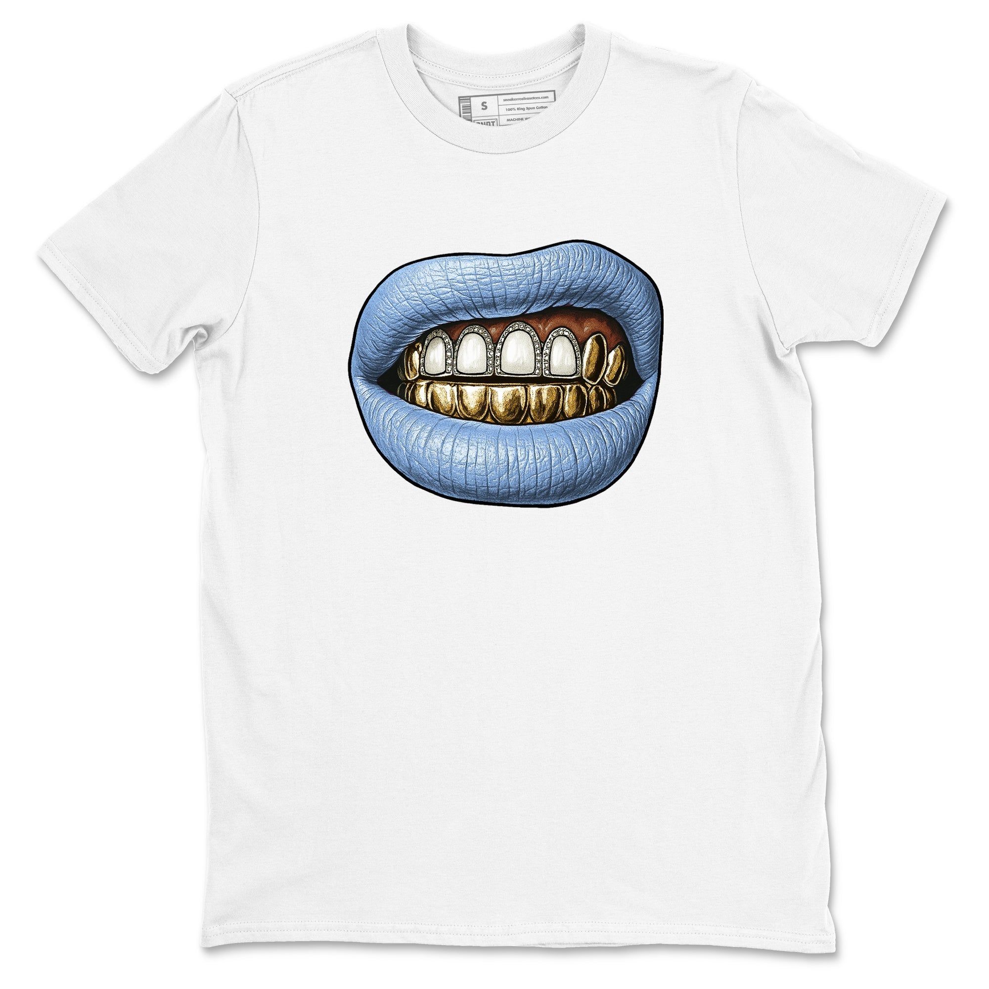 Diamond Teeth snkmatch Tees - Air Jordan 4 Forget Me Not
