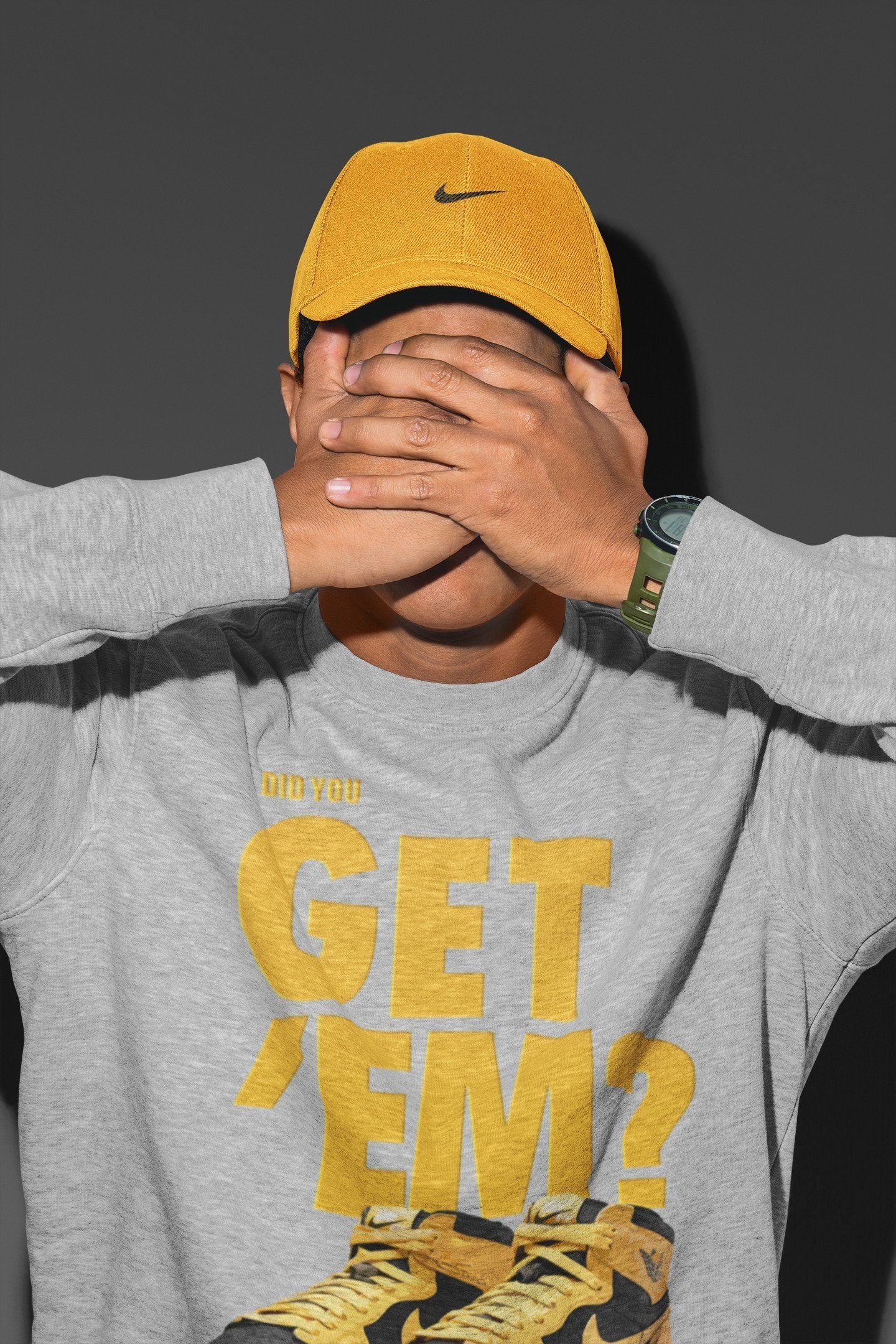 Did You Get 'Em Unisex Tops - Air Jordan 1 Pollen