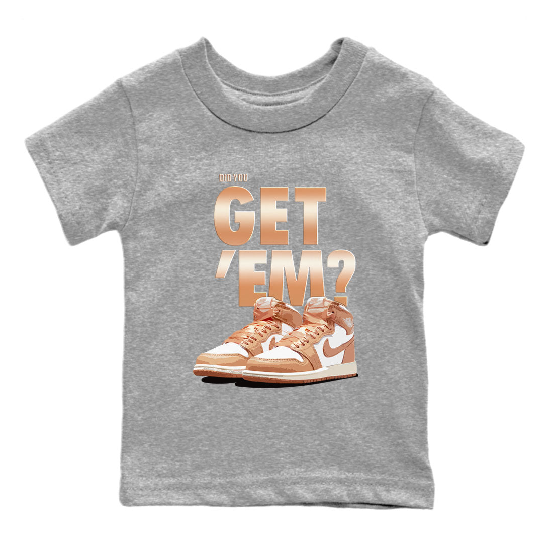 Did You Get 'Em snkmatch Tee Kids - Air Jordan 1 Praline