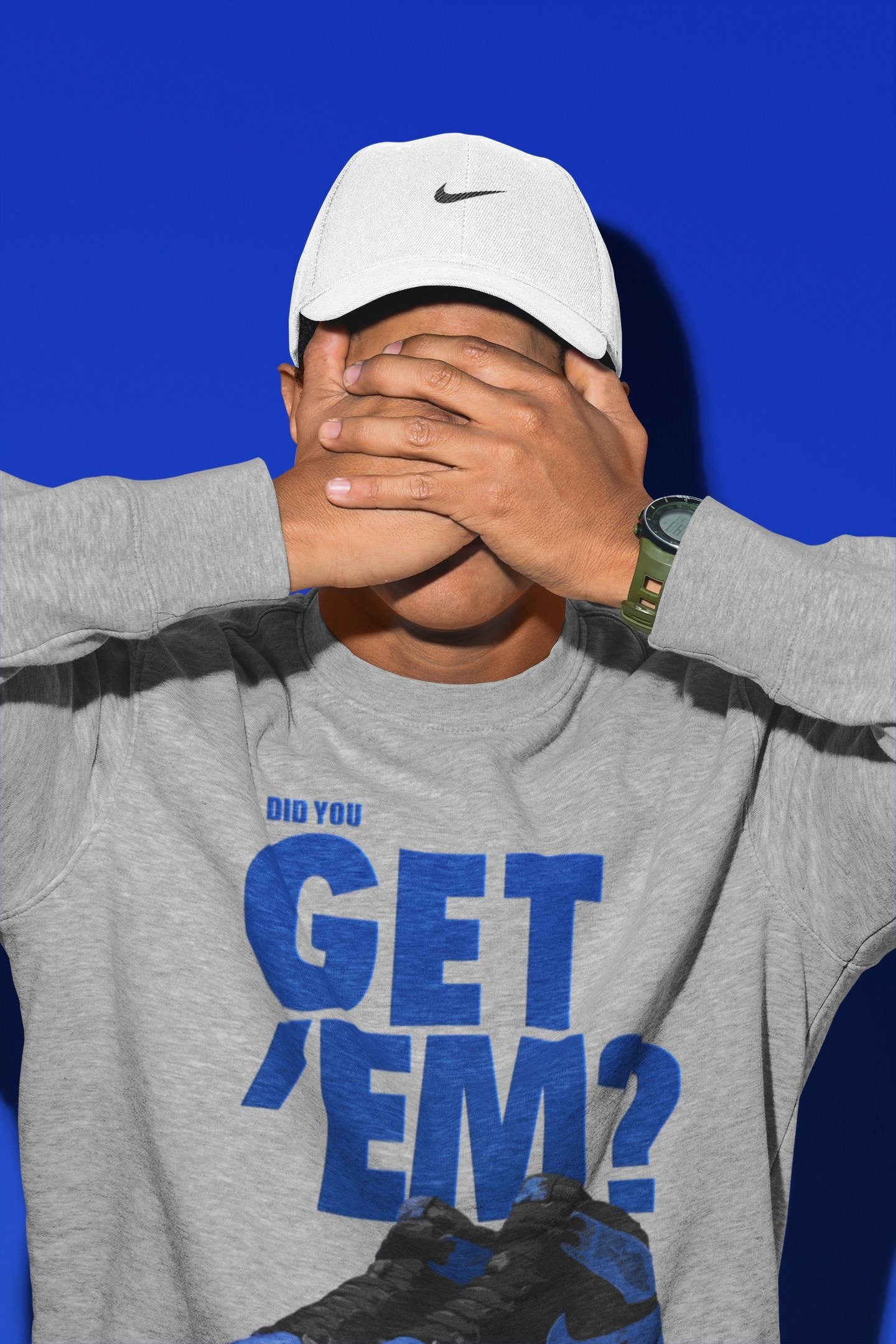 Did You Get 'Em Unisex Tops - Air Jordan 1 Royal Black