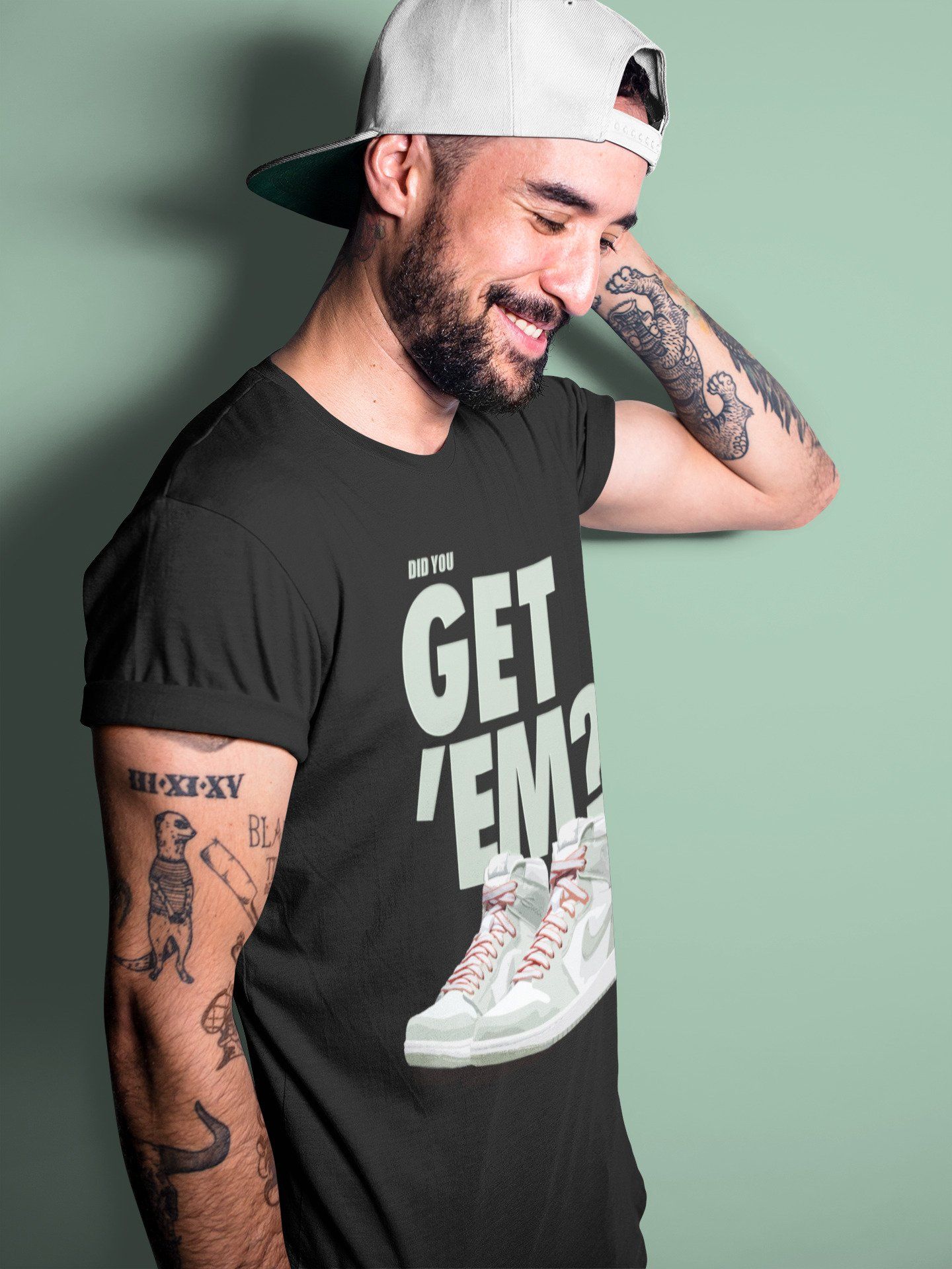 Did You Get 'Em Unisex Tops - Air Jordan 1 Seafoam