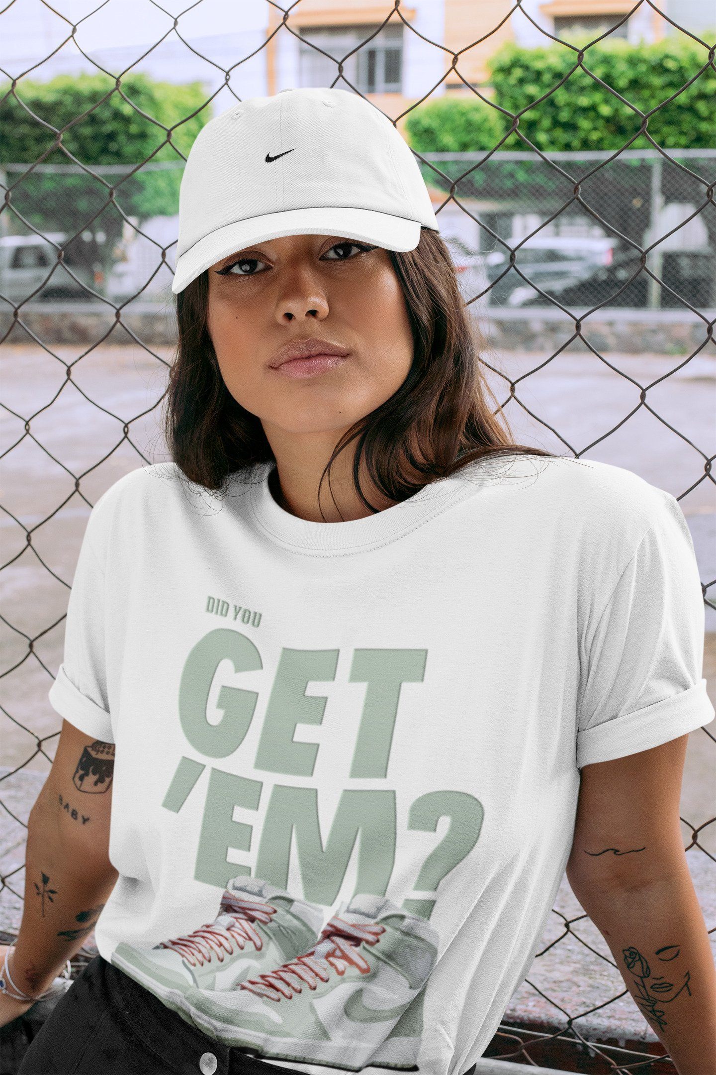 Did You Get 'Em Unisex Tops - Air Jordan 1 Seafoam