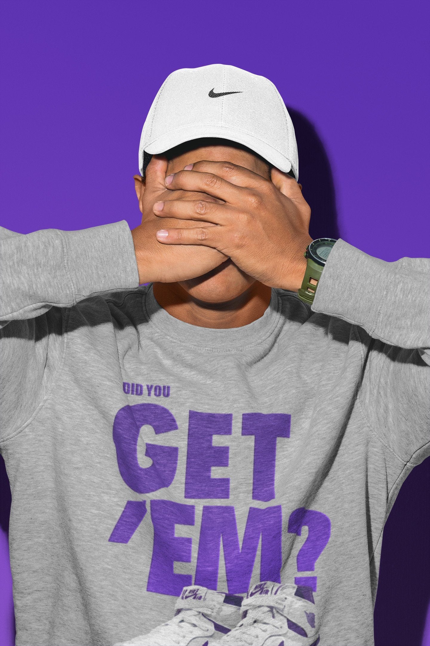 Did You Get 'Em Unisex Tops - Air Jordan 1 WMNS Court Purple