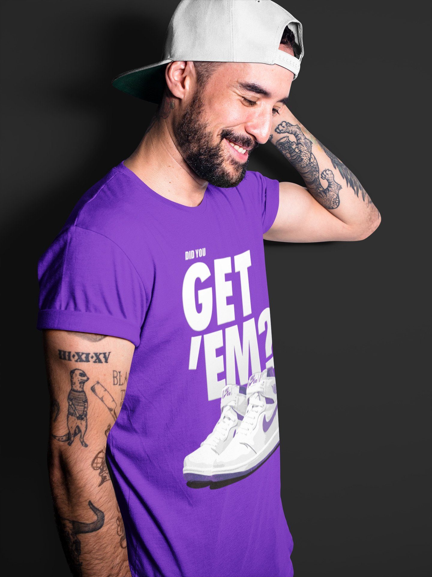 Did You Get 'Em Unisex Tops - Air Jordan 1 WMNS Court Purple