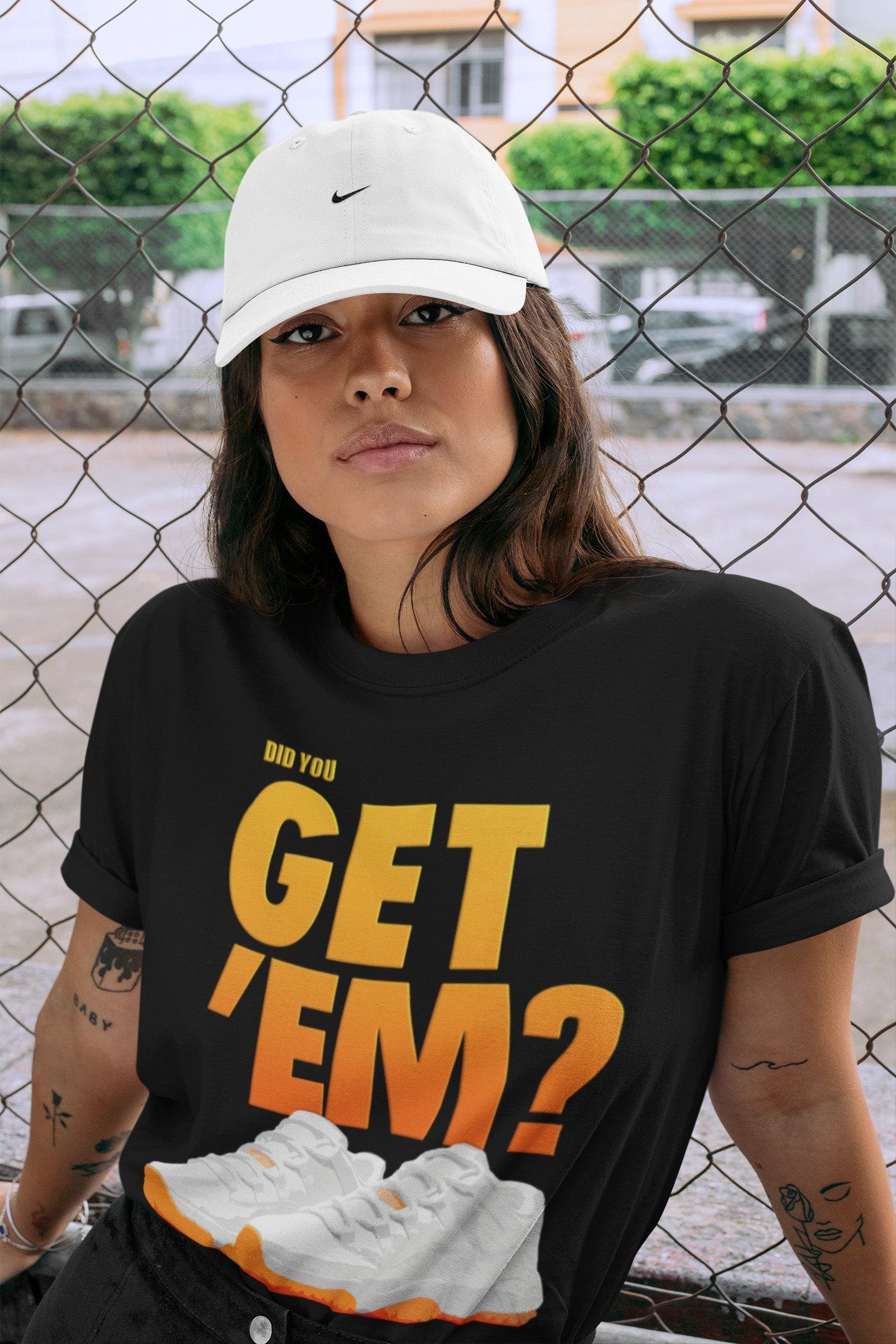 Did You Get 'Em Unisex Tops - Air Jordan 11 Citrus