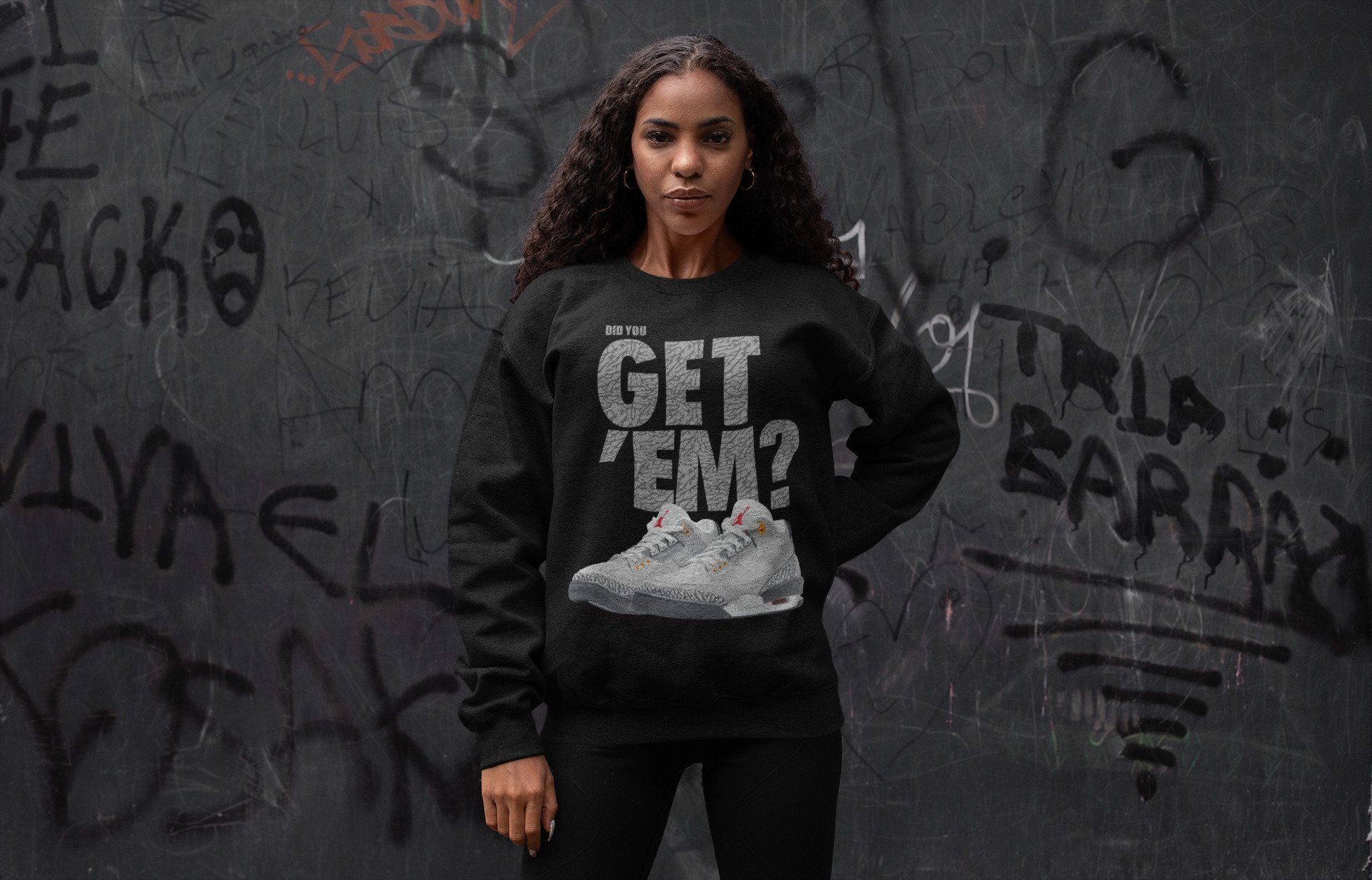 Did You Get 'Em Unisex Tops - Air Jordan 3 Cool Grey