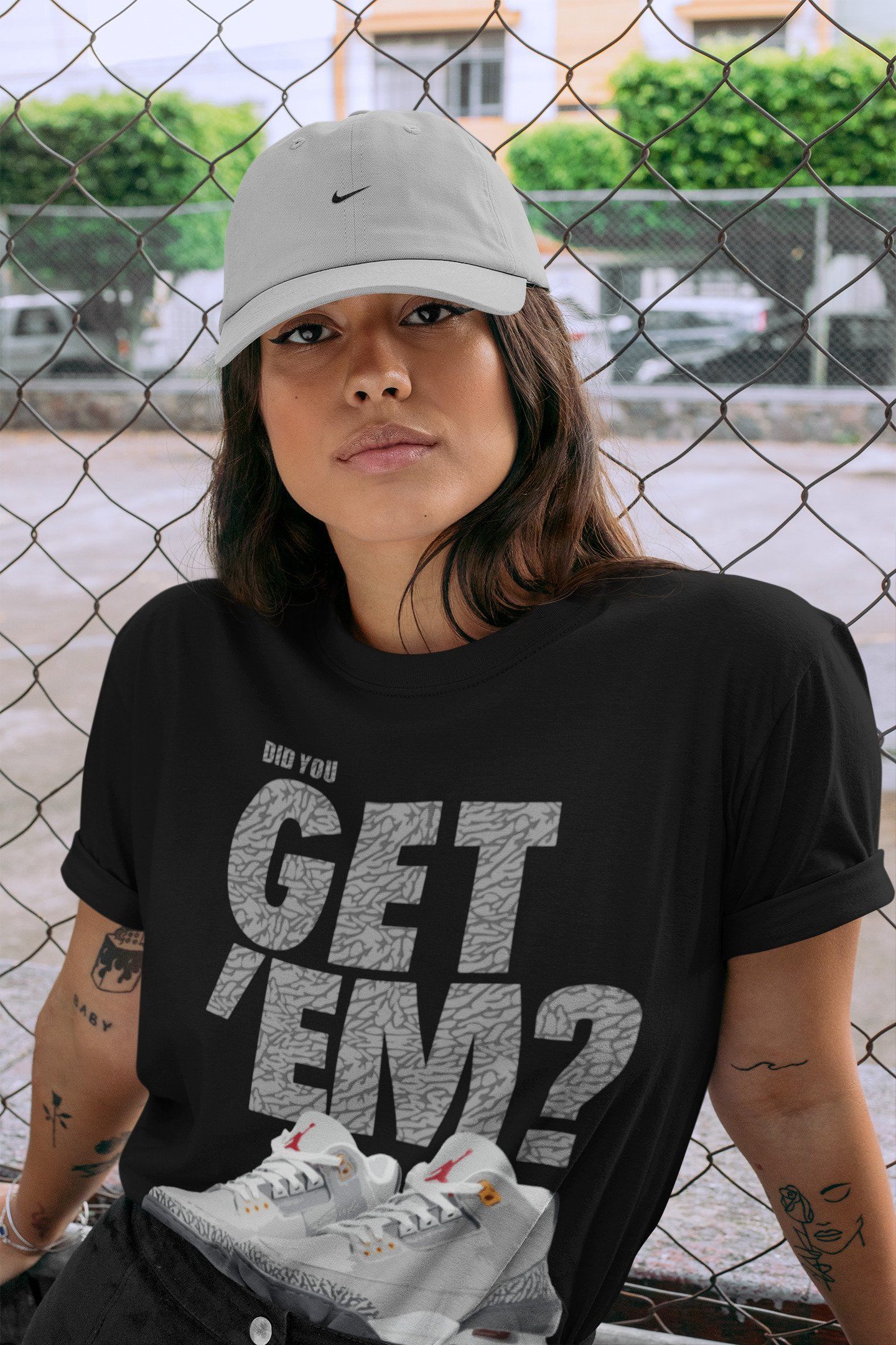 Did You Get 'Em Unisex Tops - Air Jordan 3 Cool Grey