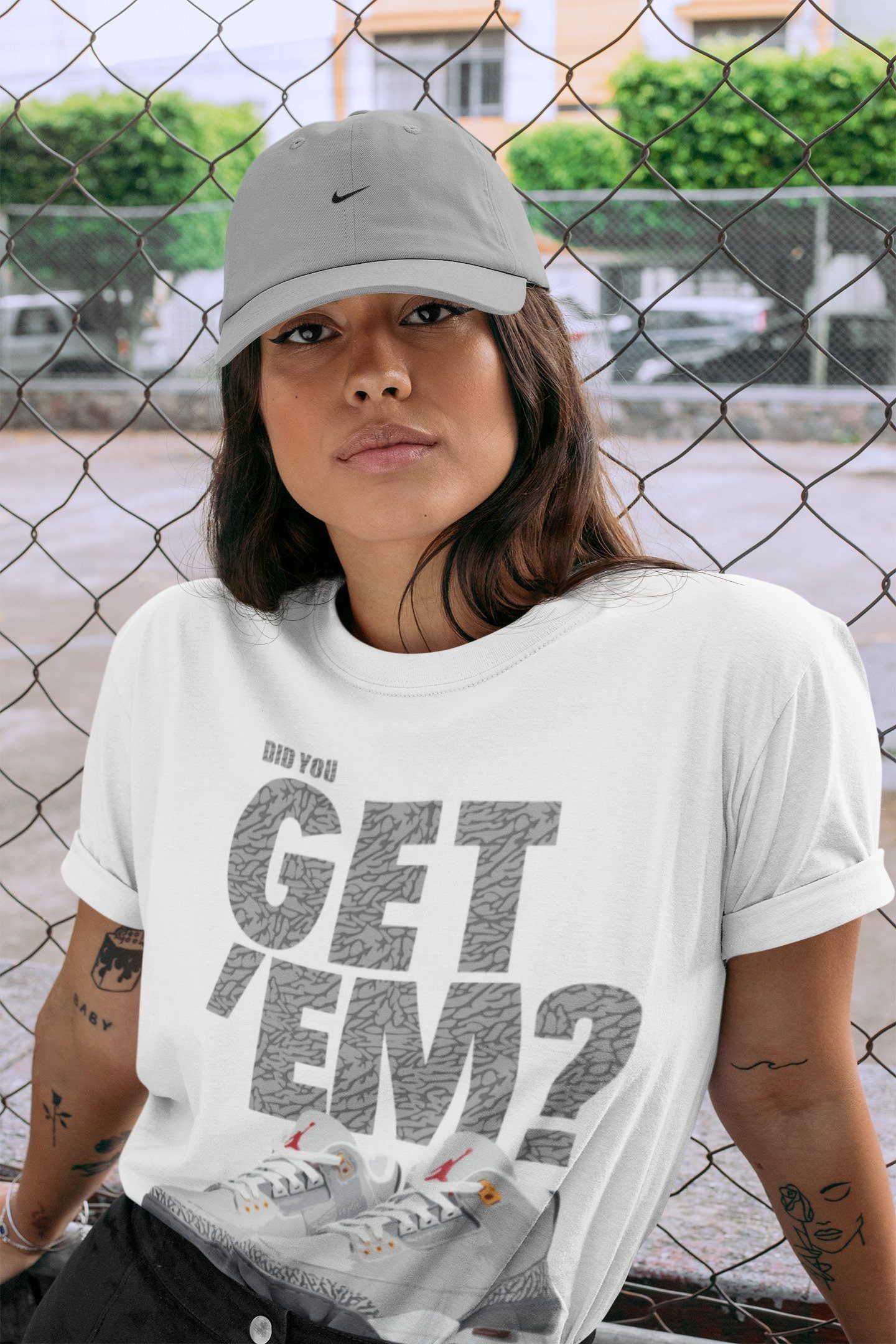 Did You Get 'Em Unisex Tops - Air Jordan 3 Cool Grey