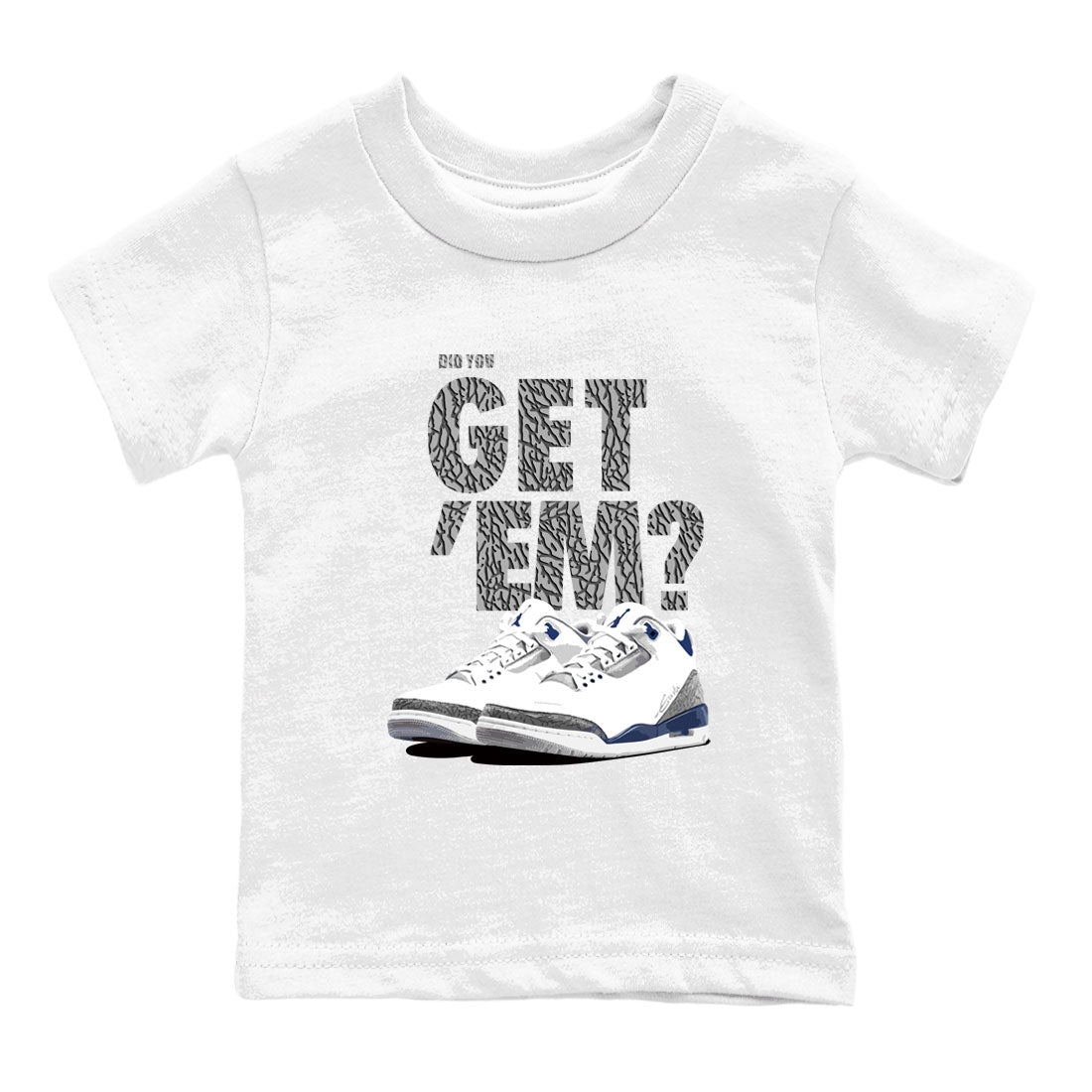 Did You Get 'Em snkmatch Tees Kids - Air Jordan 3 Midnight Navy 2023