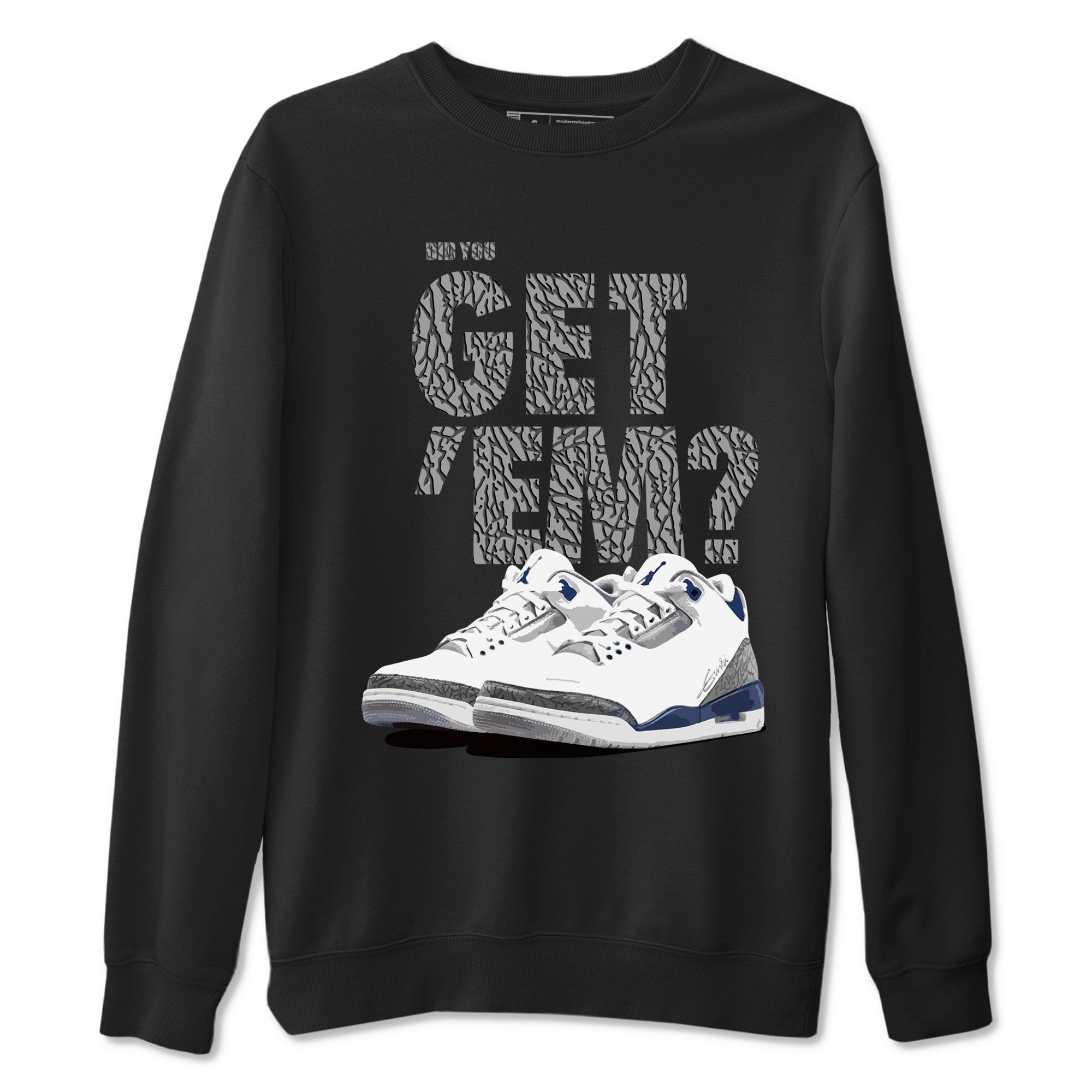 Did You Get 'Em snkmatch Tees - Air Jordan 3 Midnight Navy 2023