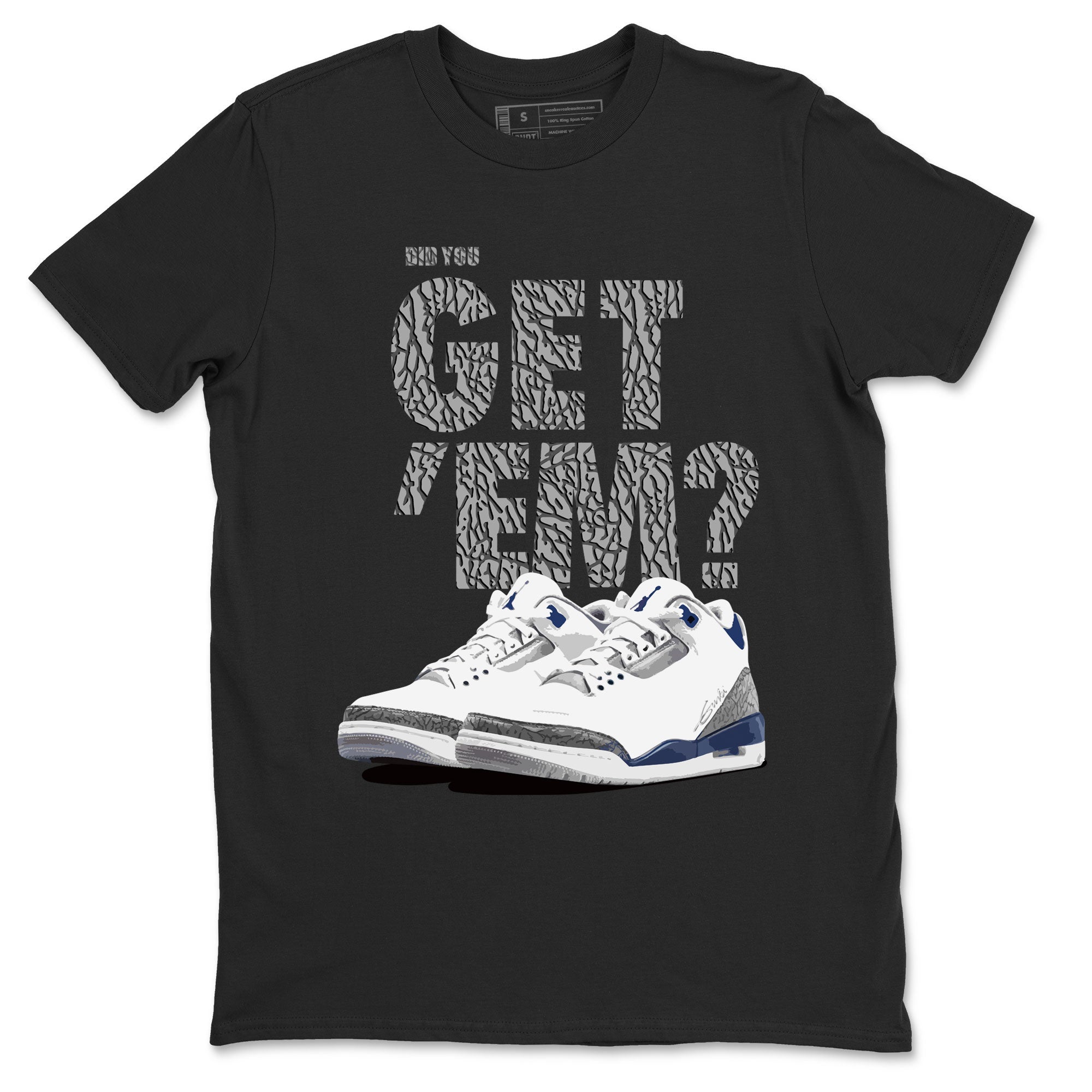 Did You Get 'Em snkmatch Tees - Air Jordan 3 Midnight Navy 2023