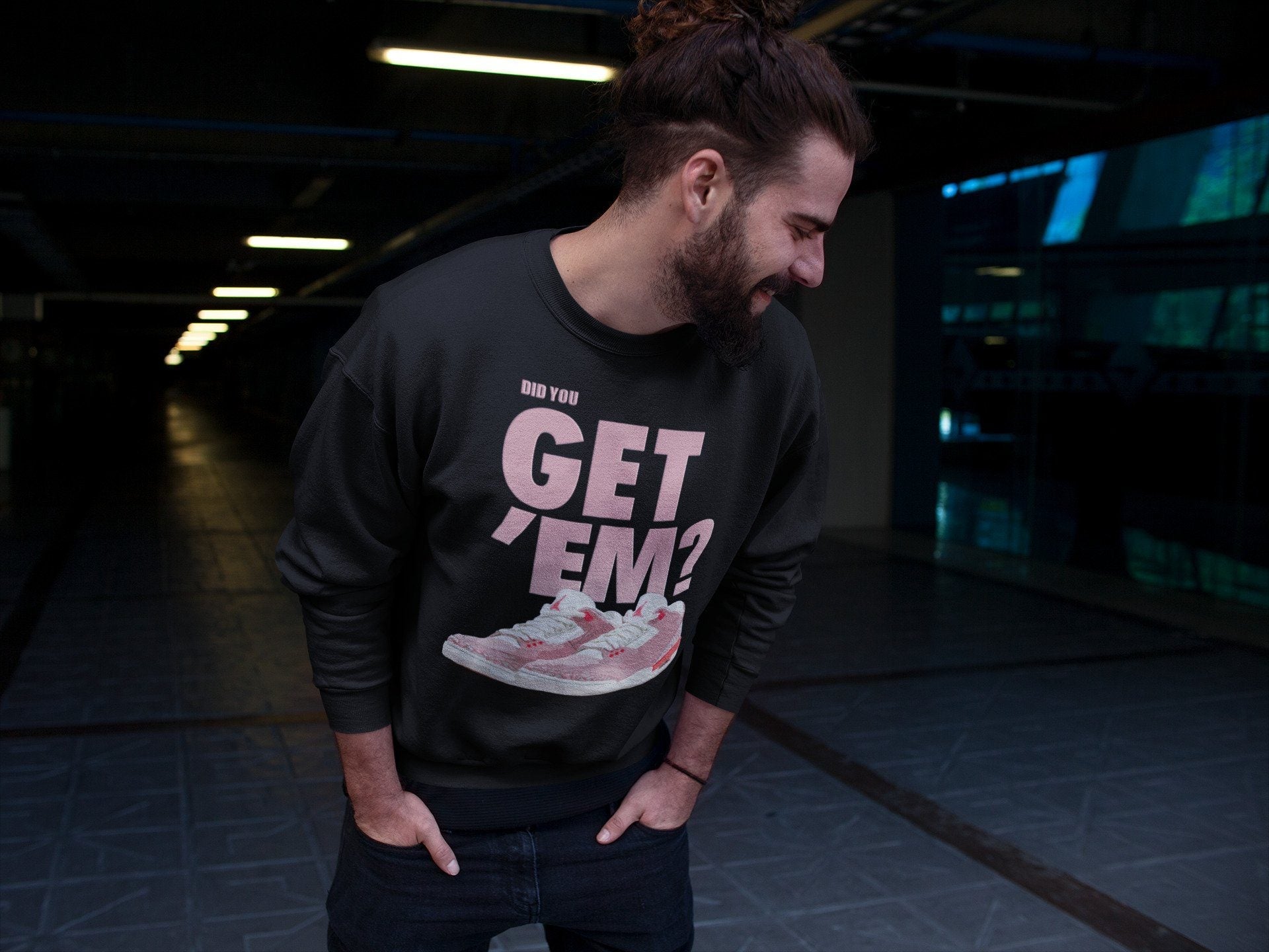 Did You Get 'Em Unisex Tops - Air Jordan 3 Rust Pink