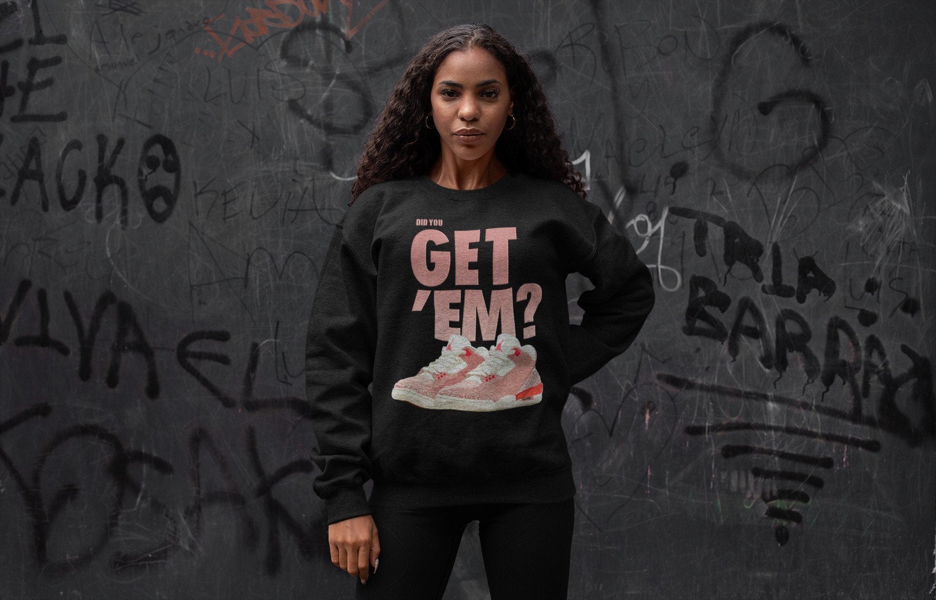 Did You Get 'Em Unisex Tops - Air Jordan 3 Rust Pink
