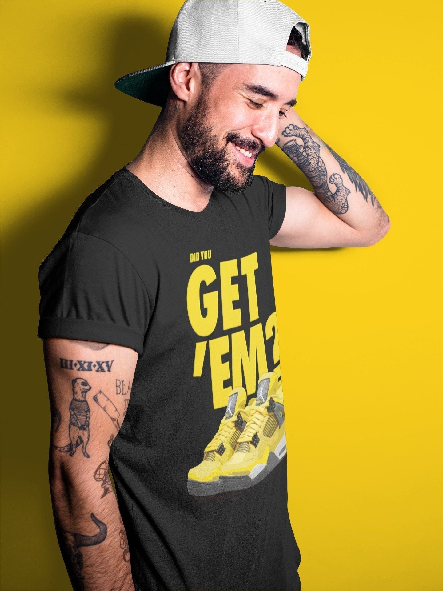 Did You Get 'Em Unisex Tops - Air Jordan 4 Lightning