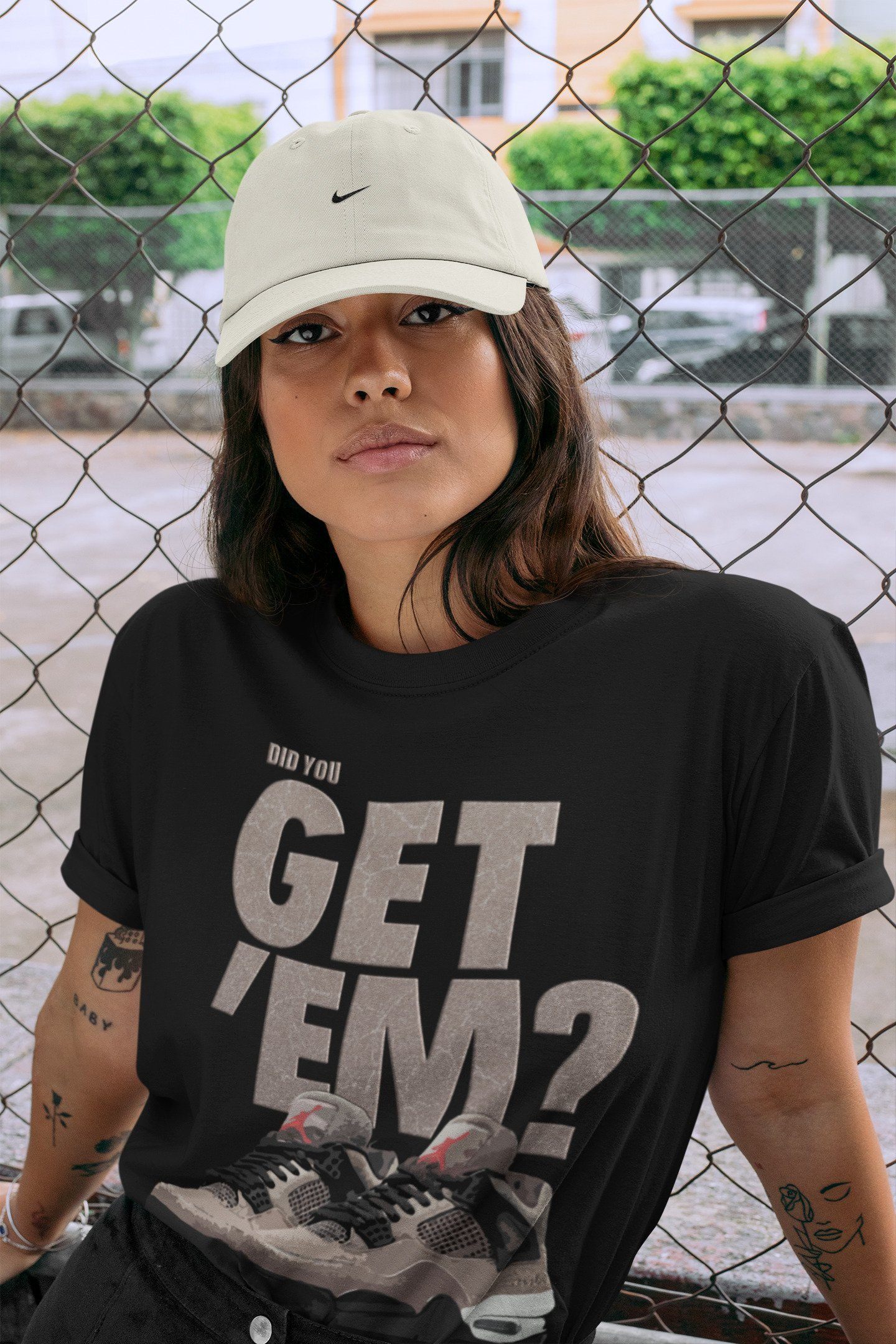 Did You Get 'Em Unisex Tops - Air Jordan 4 Taupe Haze
