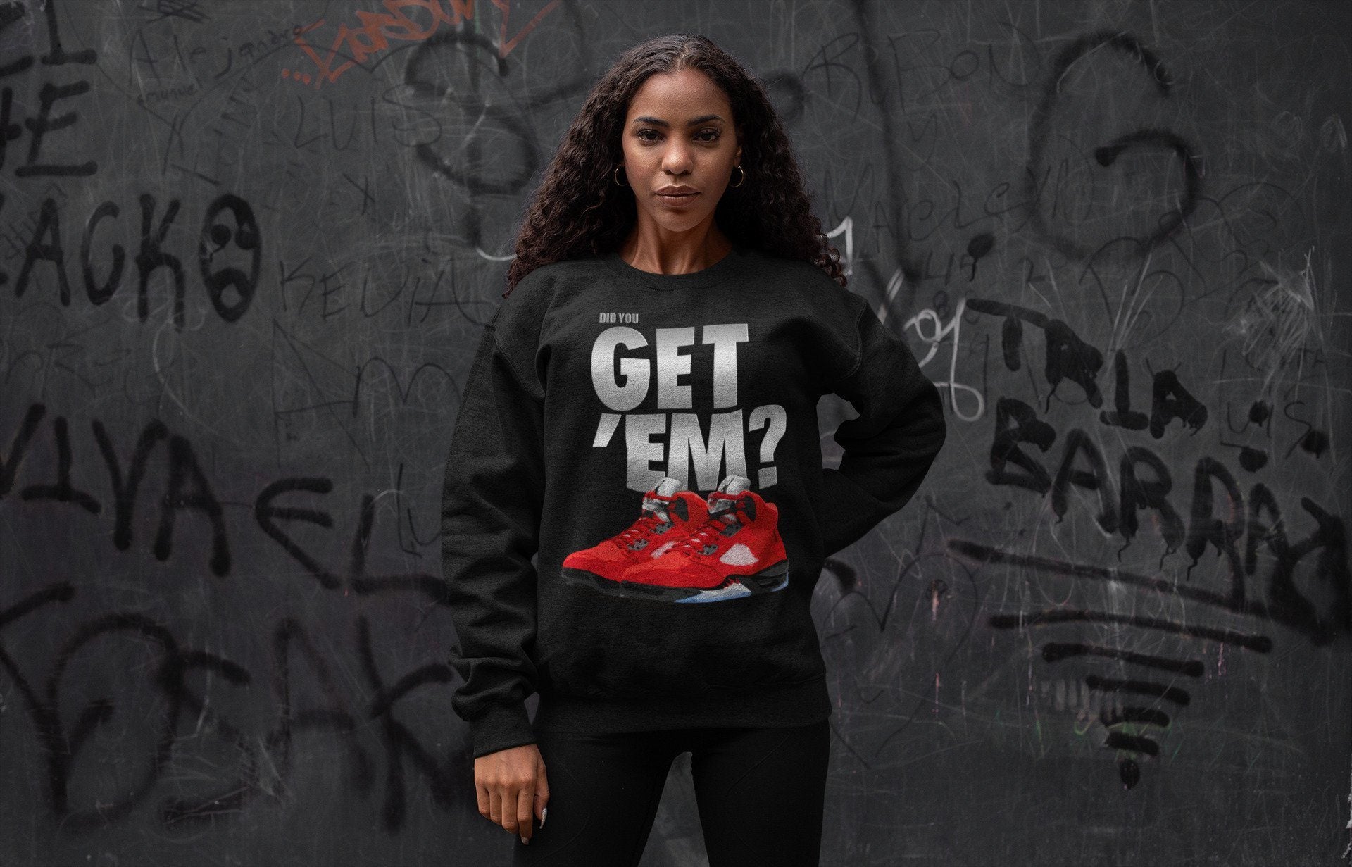 Did You Get 'Em Unisex Tops - Air Jordan 5 Raging Bull
