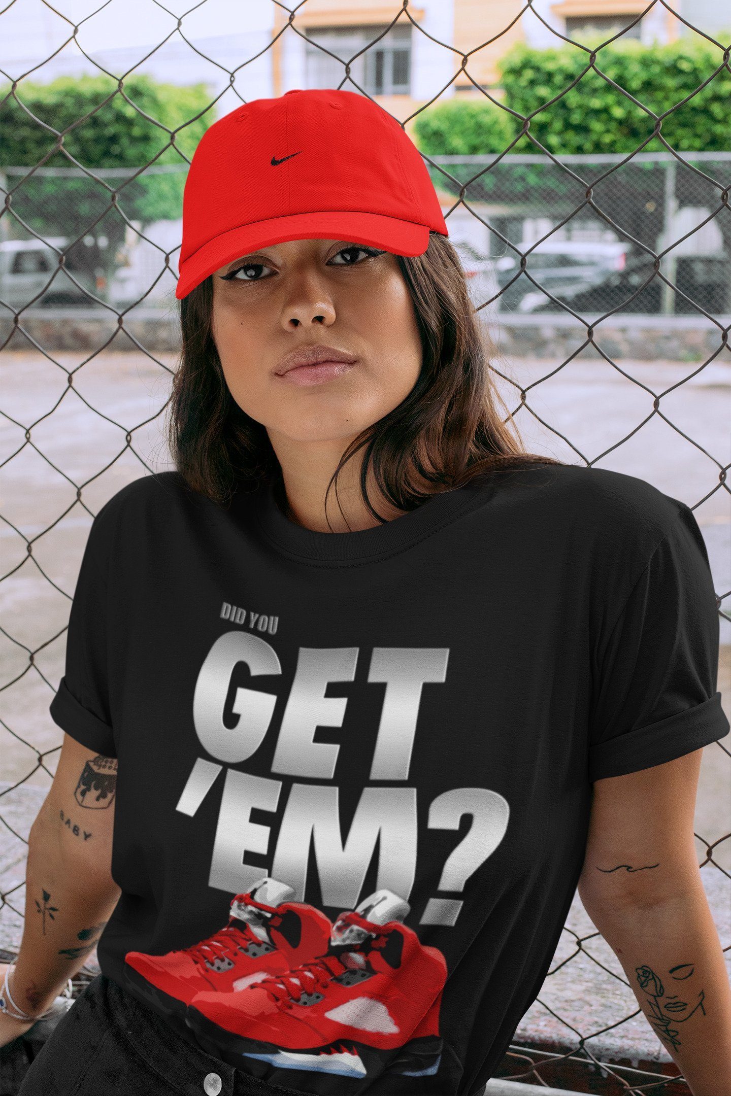 Did You Get 'Em Unisex Tops - Air Jordan 5 Raging Bull