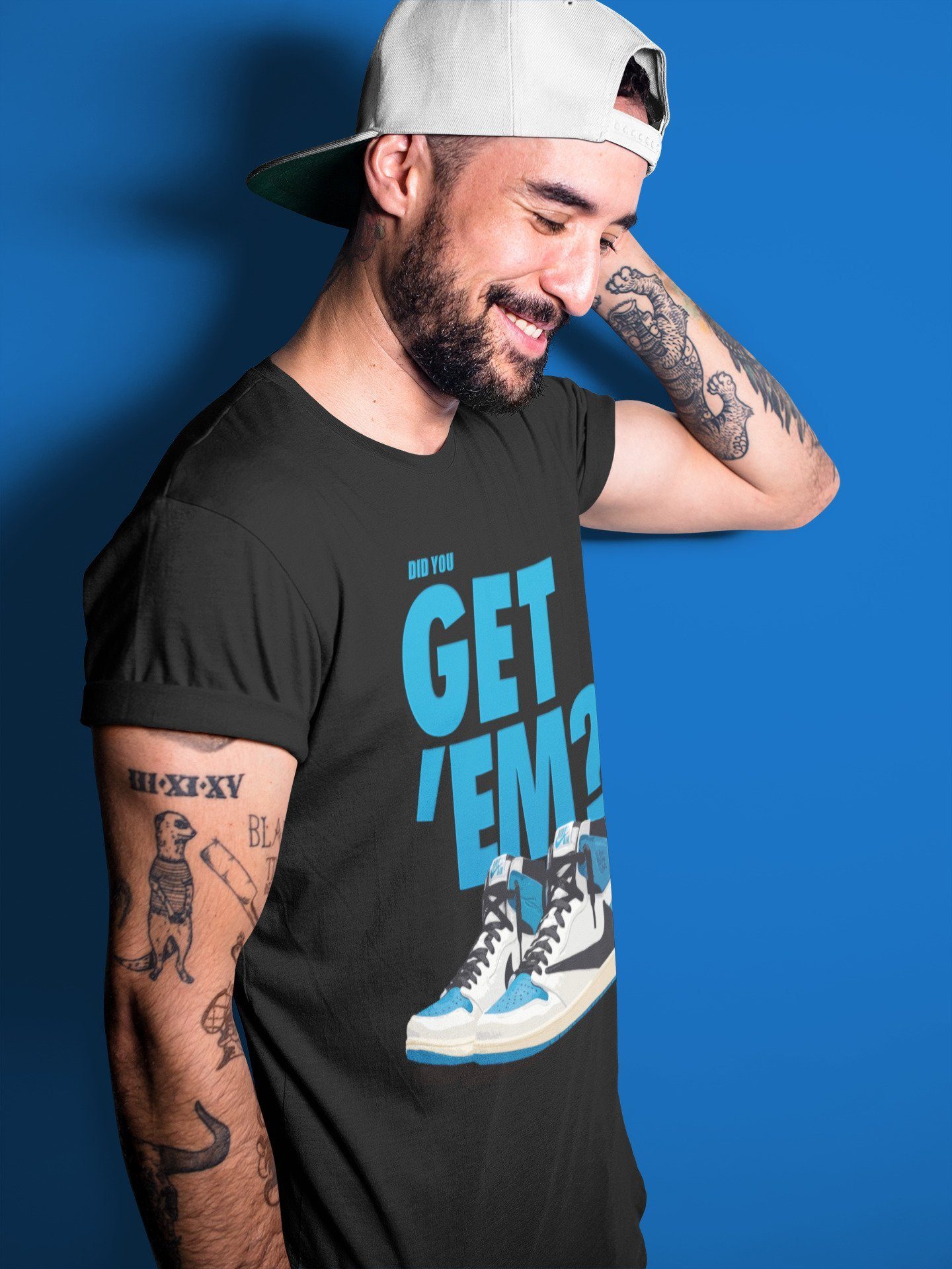 Did You Get 'Em Unisex Tops - Air Jordan 1 Travis Scott Fragment