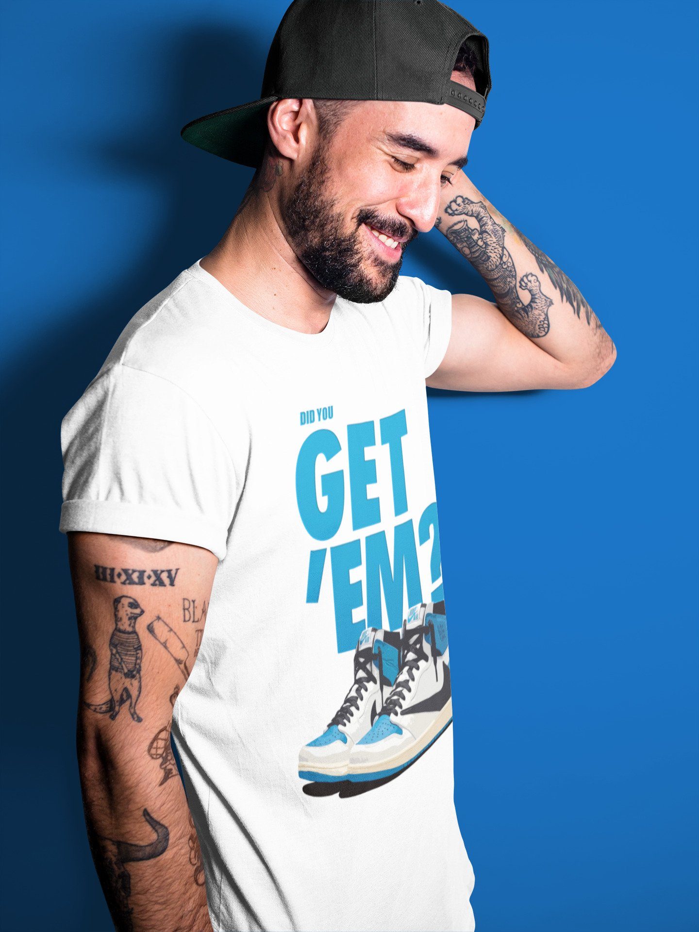 Did You Get 'Em Unisex Tops - Air Jordan 1 Travis Scott Fragment