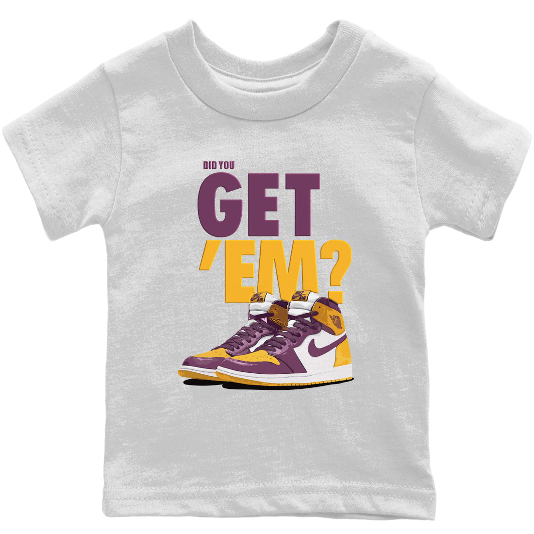 Did You Get 'Em Kids Tops - Air Jordan 1 Brotherhood