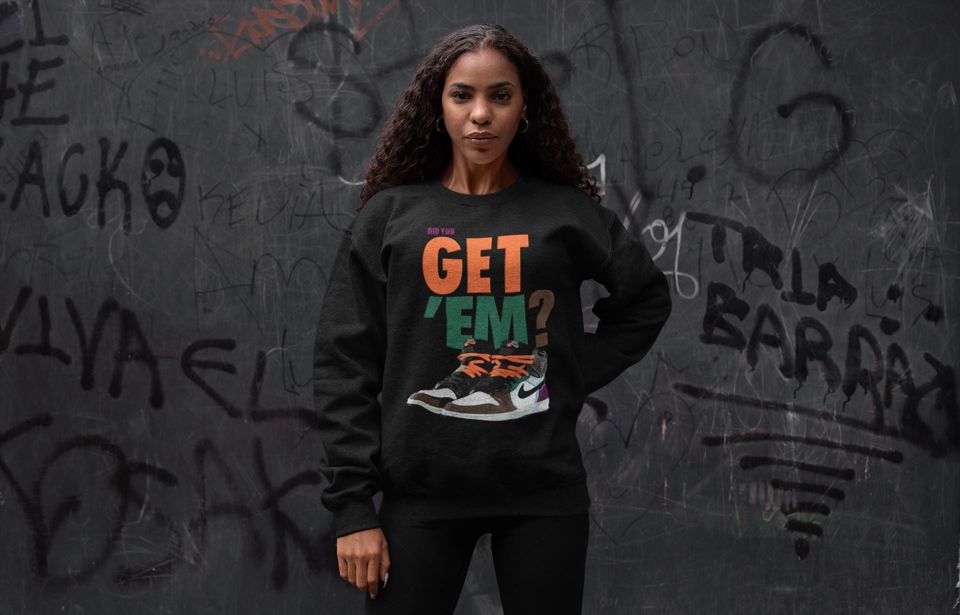 Did You Get 'Em Unisex Tops - Air Jordan 1 Hand Crafted