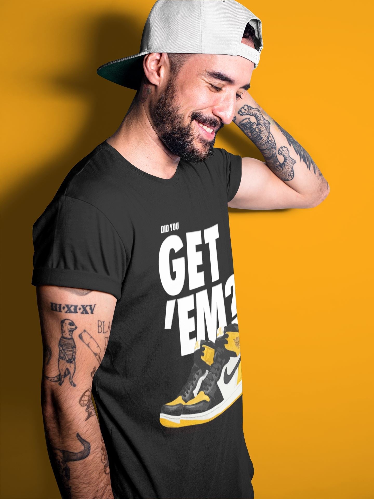 Did You Get 'Em Unisex Tops - Air Jordan 1 Yellow Toe