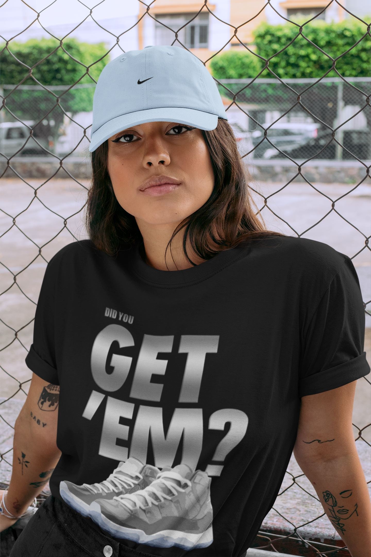 Did You Get 'Em Unisex Tops - Air Jordan 11 Cool Grey