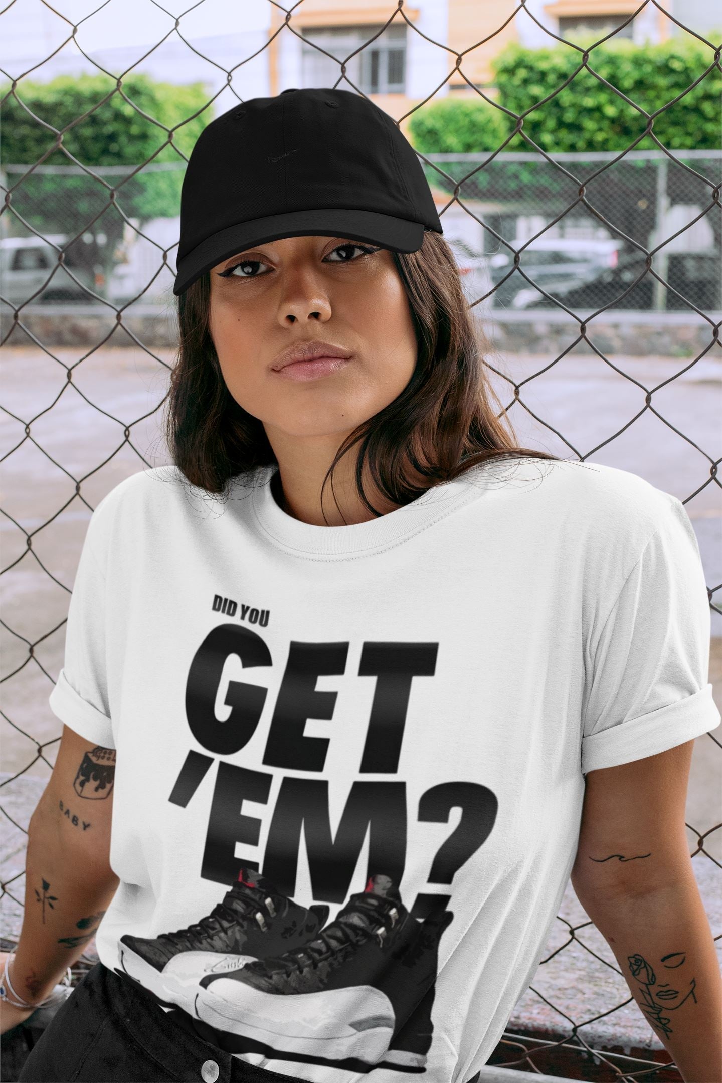Did You Get 'Em Unisex Tops - Air Jordan 12 Playoffs