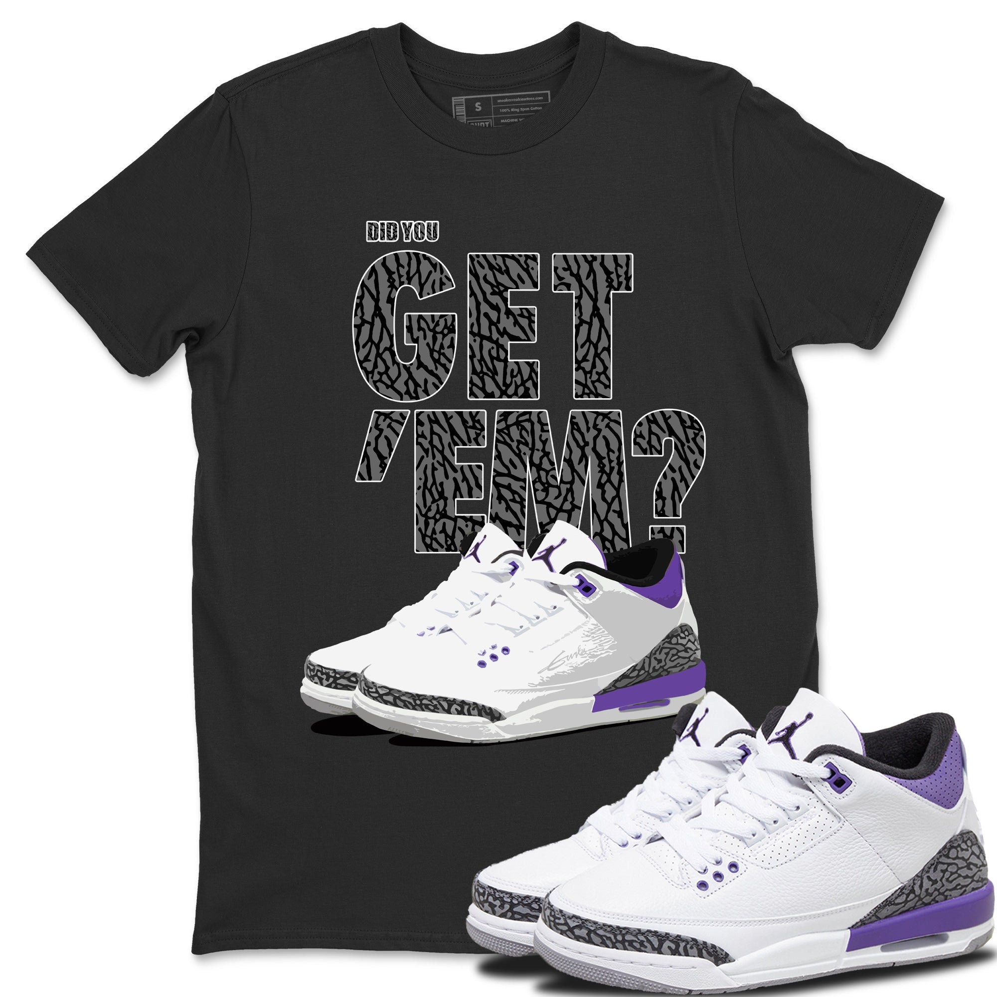 Did You Get 'Em Unisex Tops - Air Jordan 3 Dark Iris