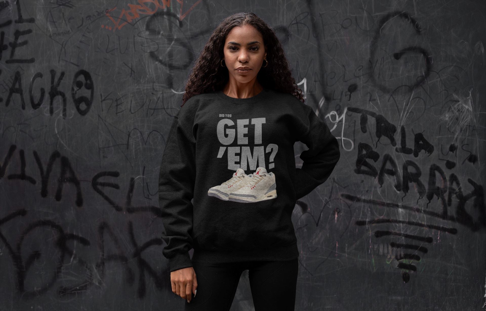 Did You Get 'Em Unisex Tops - Air Jordan 3 Muslin