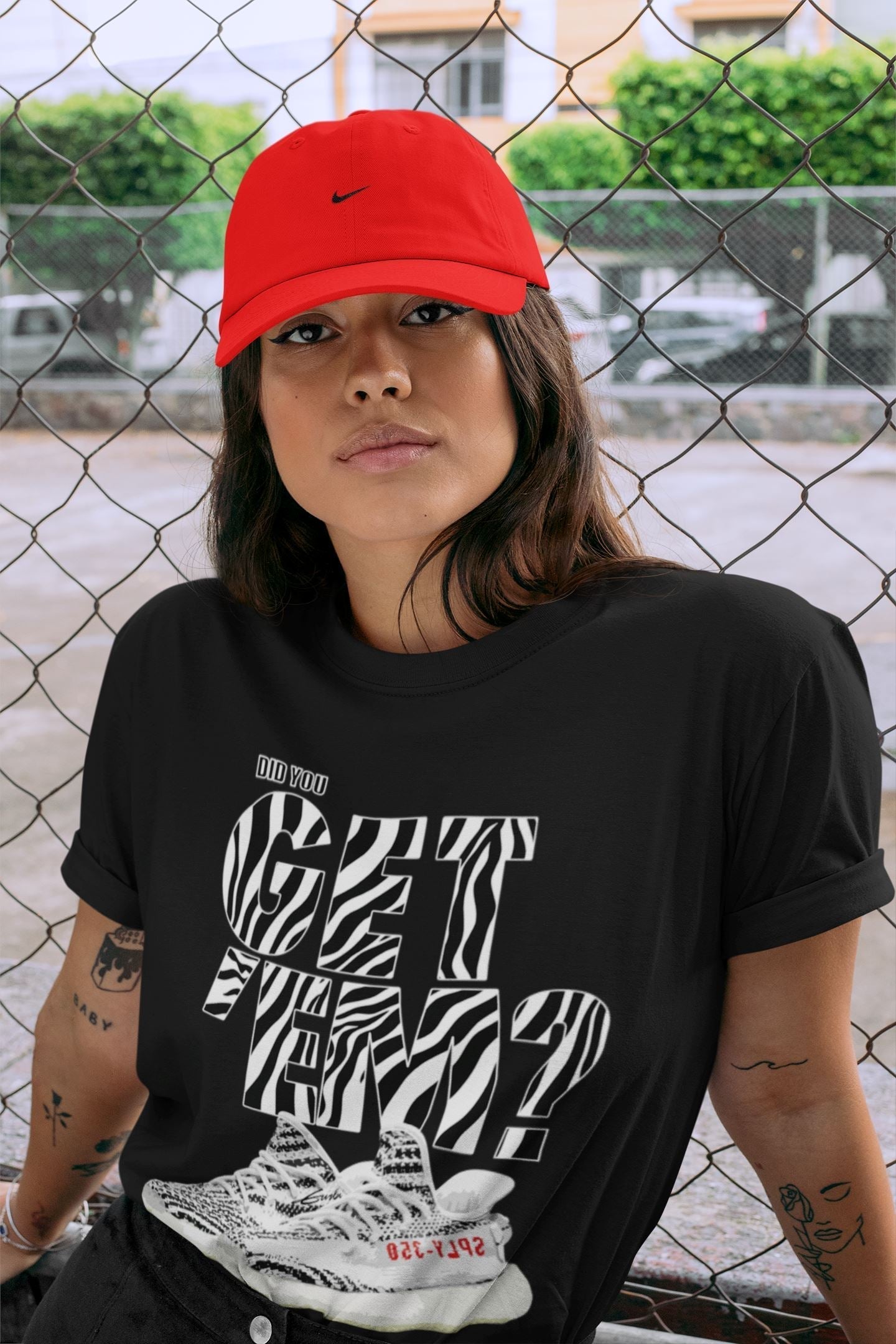 Did You Get 'Em Unisex Tops - Yeezy 350 Zebra