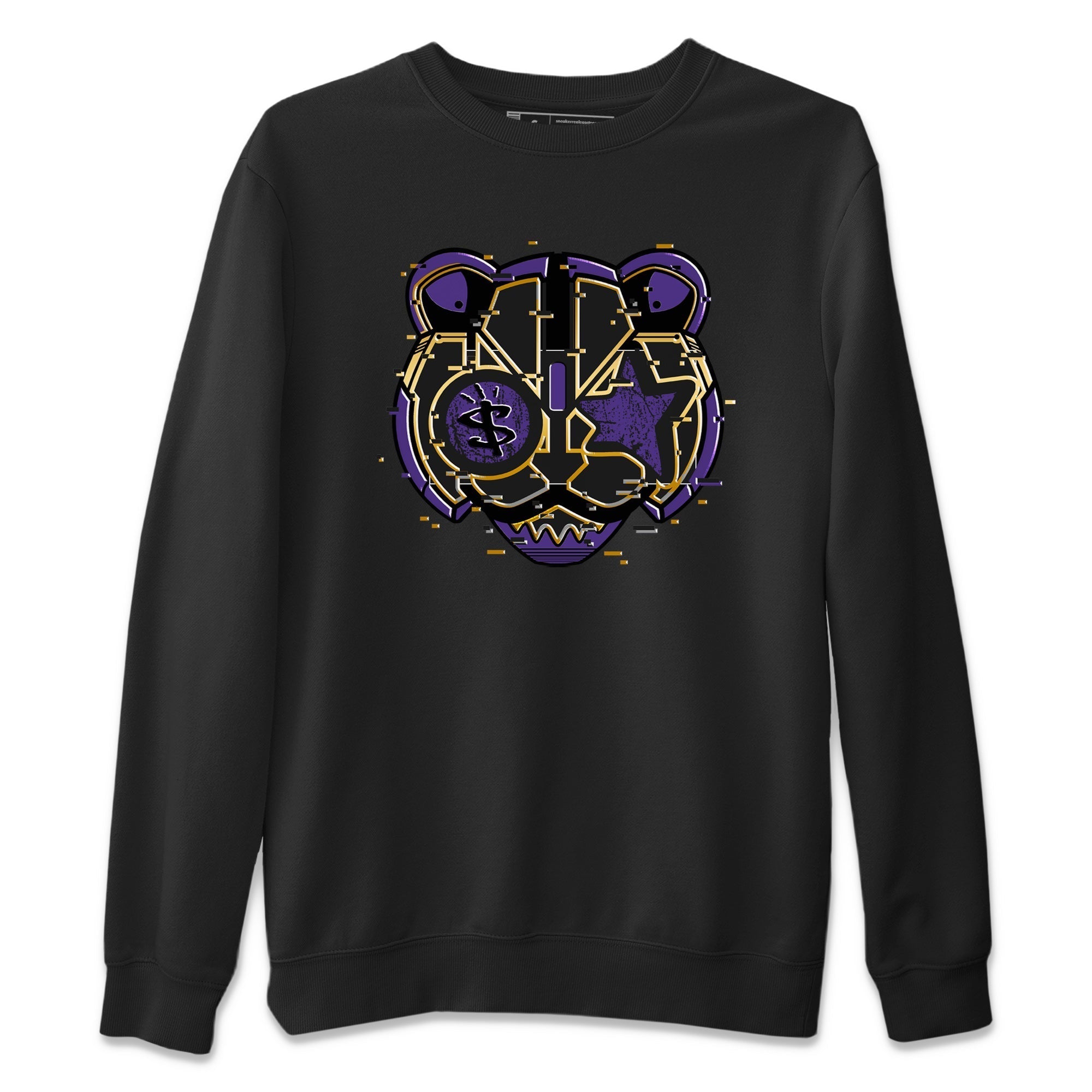 Digital Cat Face Unisex Tops - Air Jordan 12 Field Purple