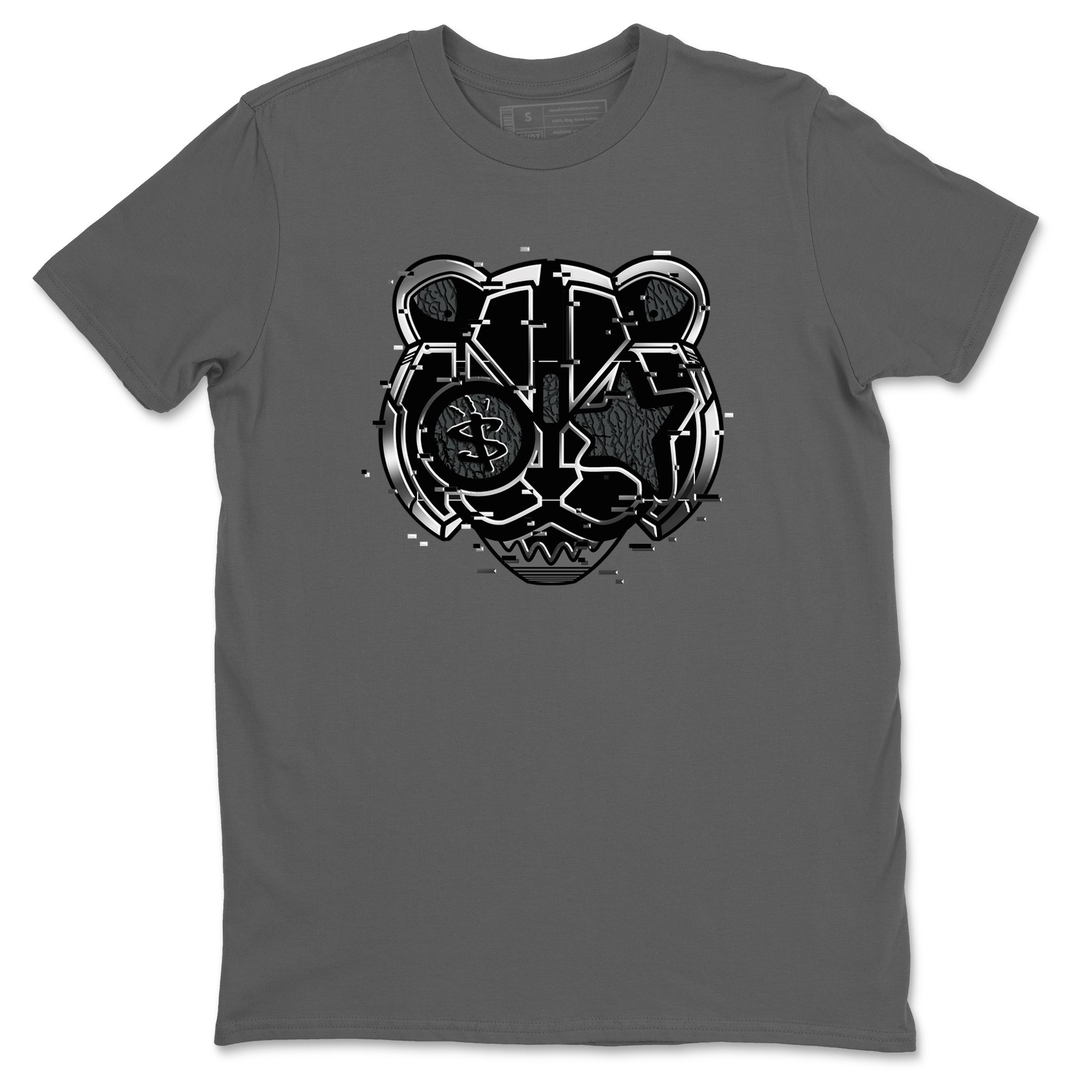Digital Cat Face snkmatch Tees - Air Jordan 3 Black Cat