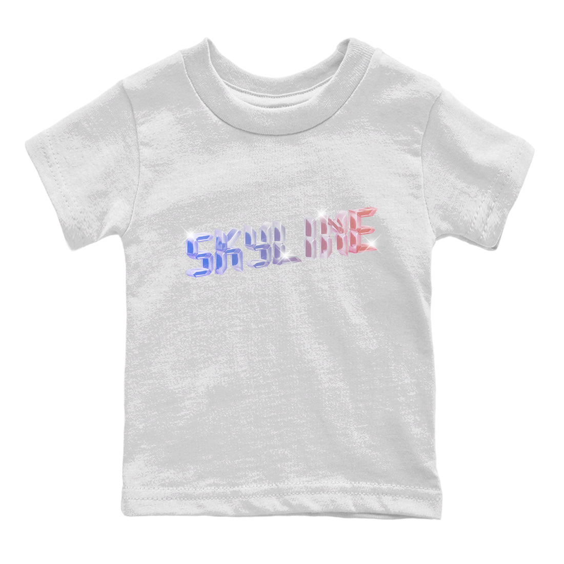 Digital Crystal Kids Tops - Air Jordan 1 Skyline