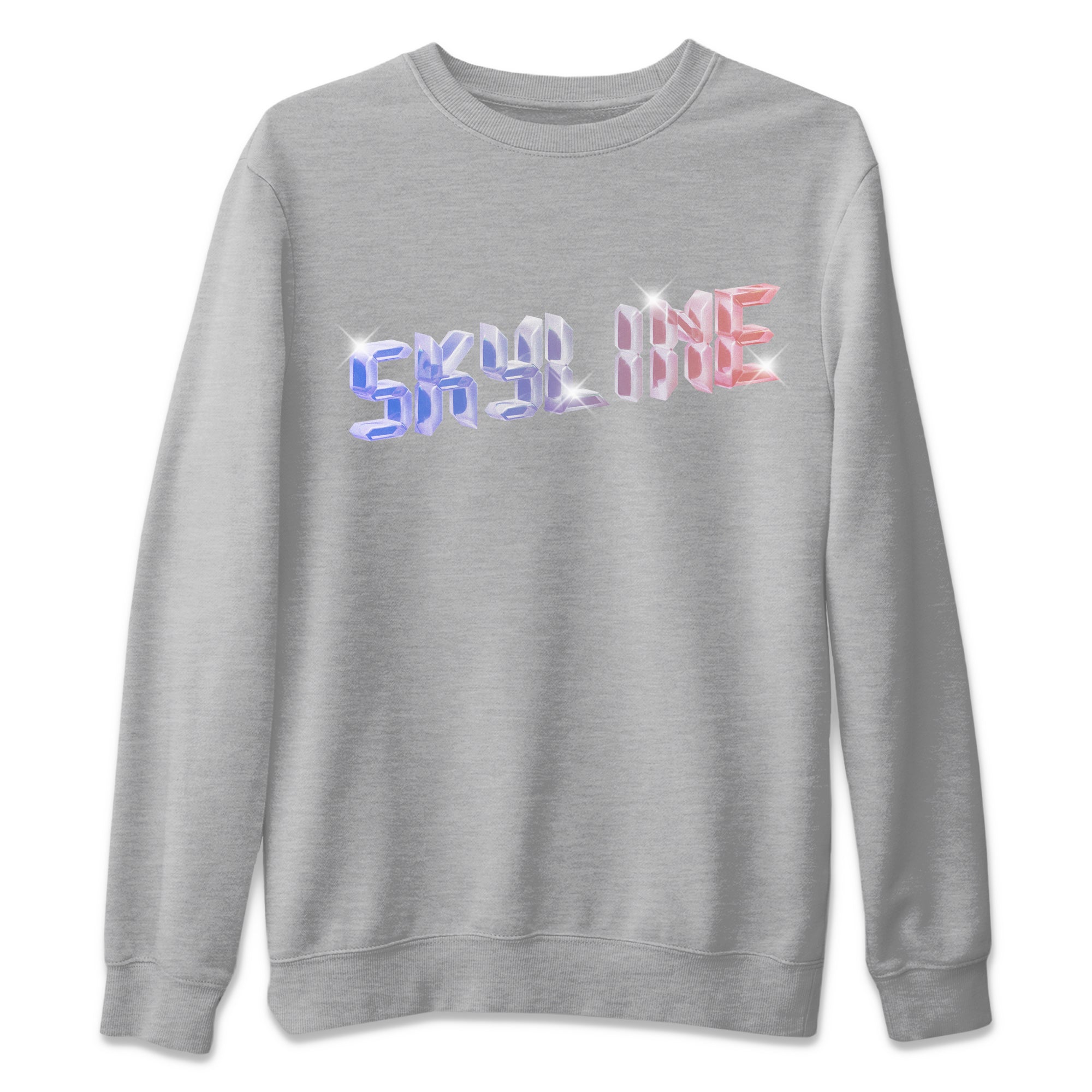 Digital Crystal Unisex Tops - Air Jordan 1 Skyline