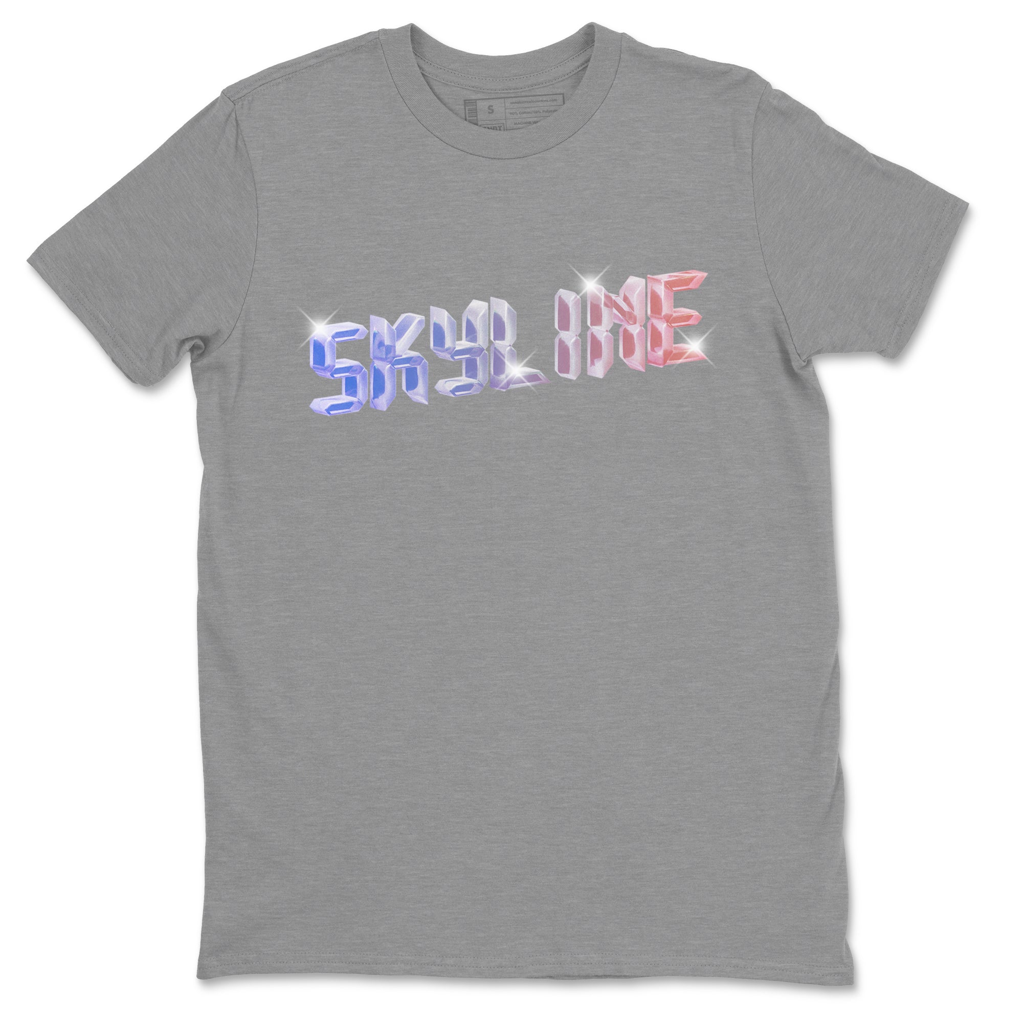 Digital Crystal Unisex Tops - Air Jordan 1 Skyline