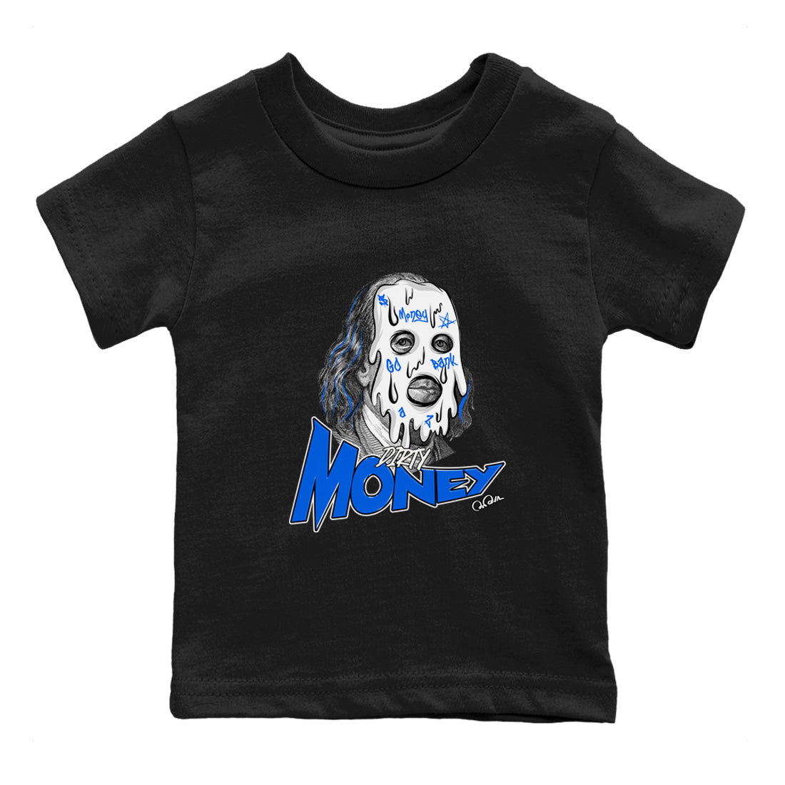 Dirty Money snkmatch Tees Kids - Air Jordan 1 Game Royal