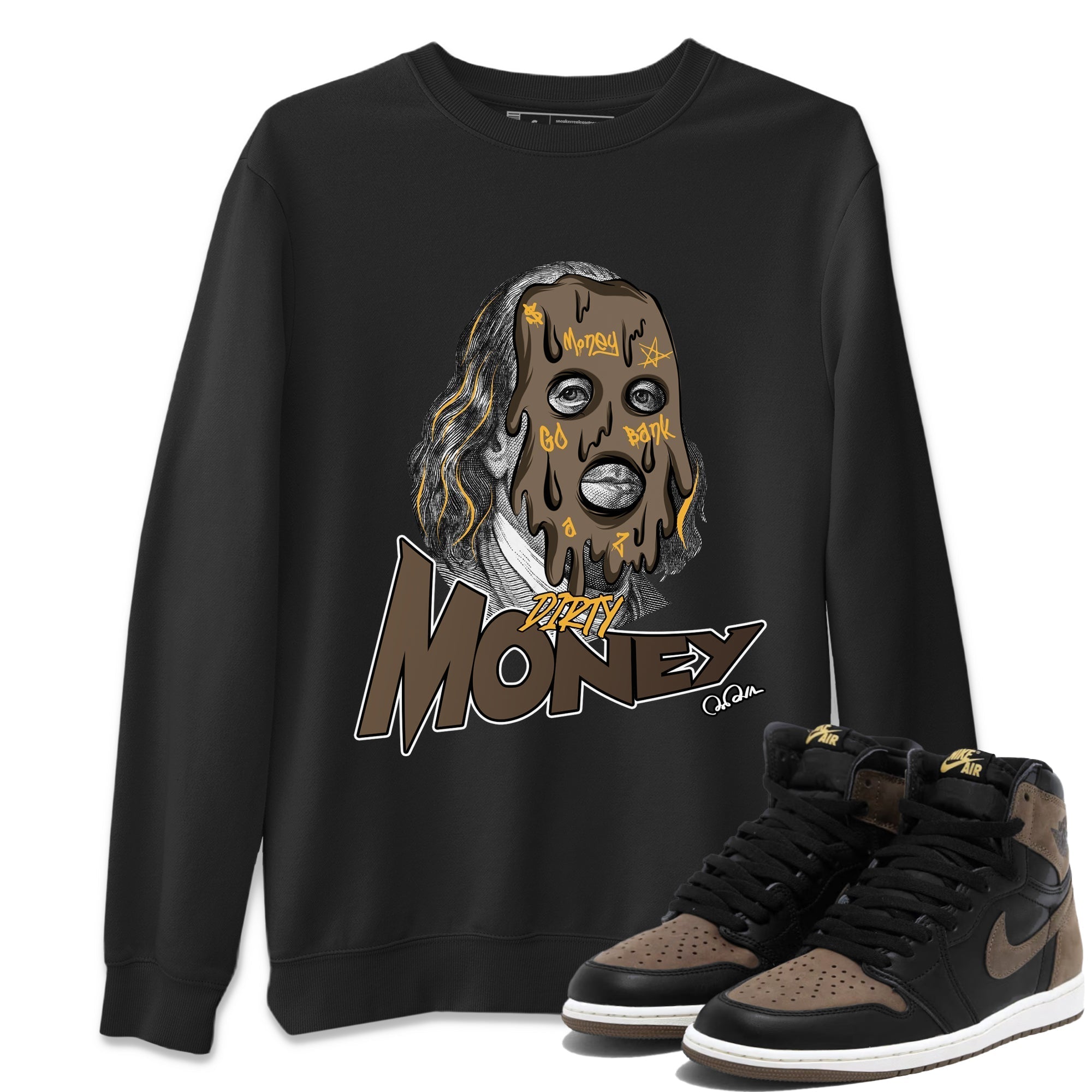 Dirty Money snkmatch Tee - Air Jordan 1 Palomino