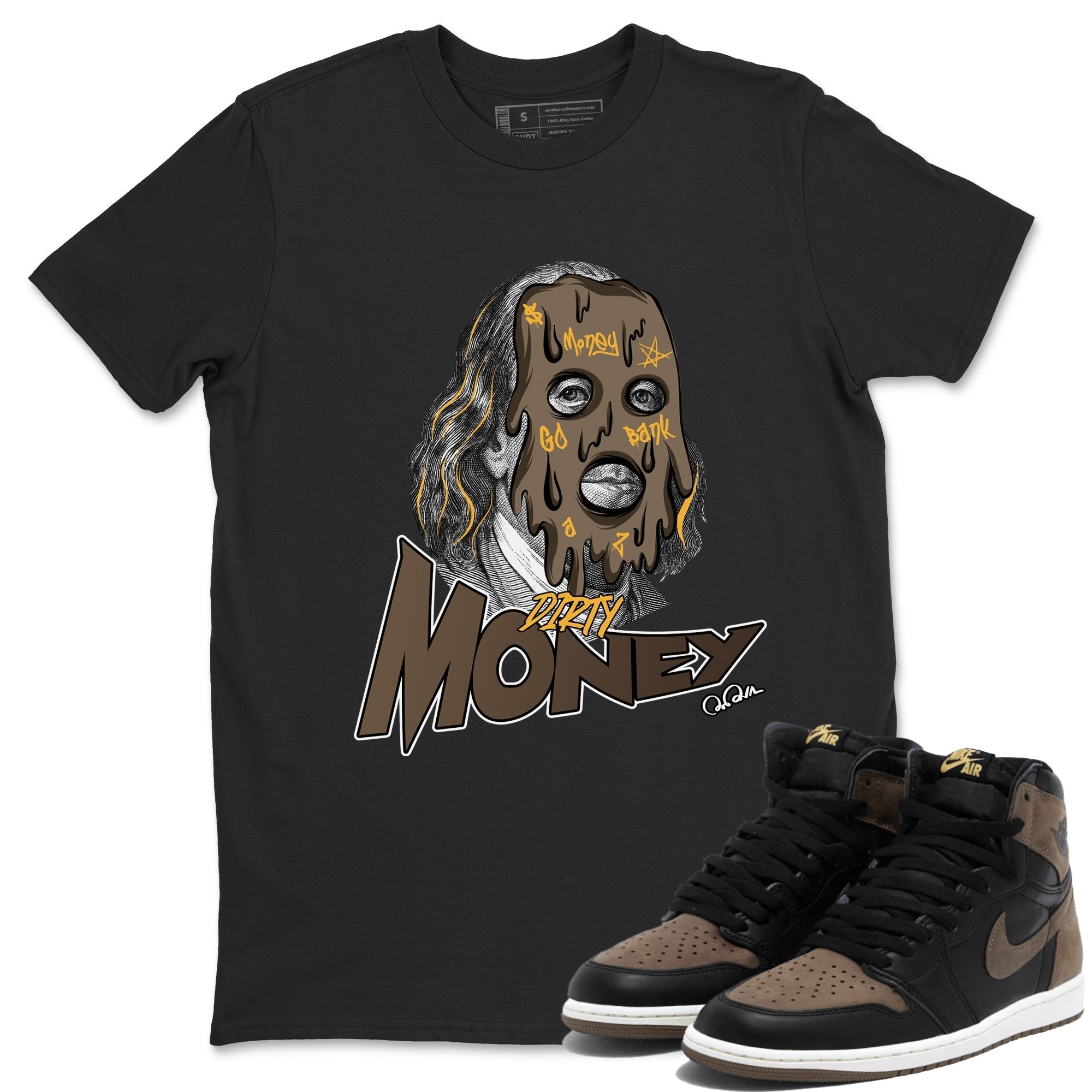 Dirty Money snkmatch Tee - Air Jordan 1 Palomino