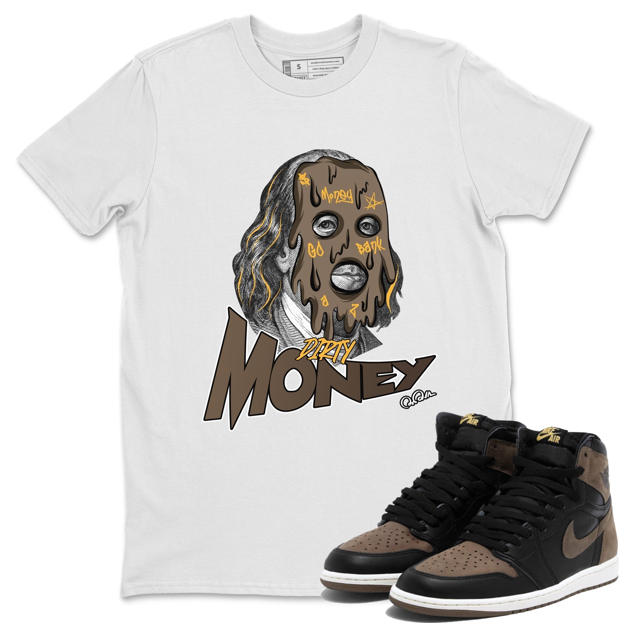 Dirty Money snkmatch Tee - Air Jordan 1 Palomino