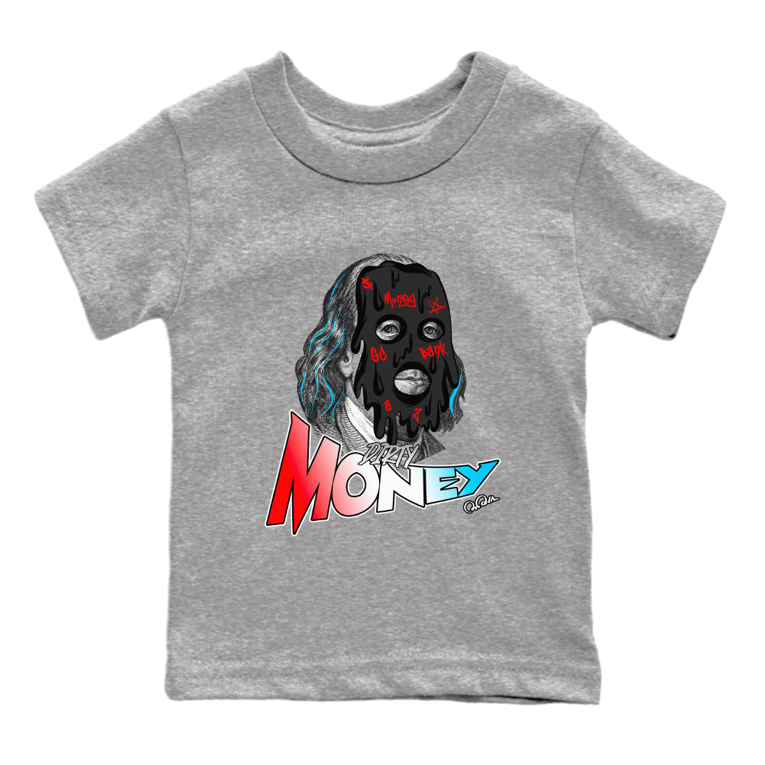 Dirty Money Kids Tops - Air Jordan 1 UNC to Chicago