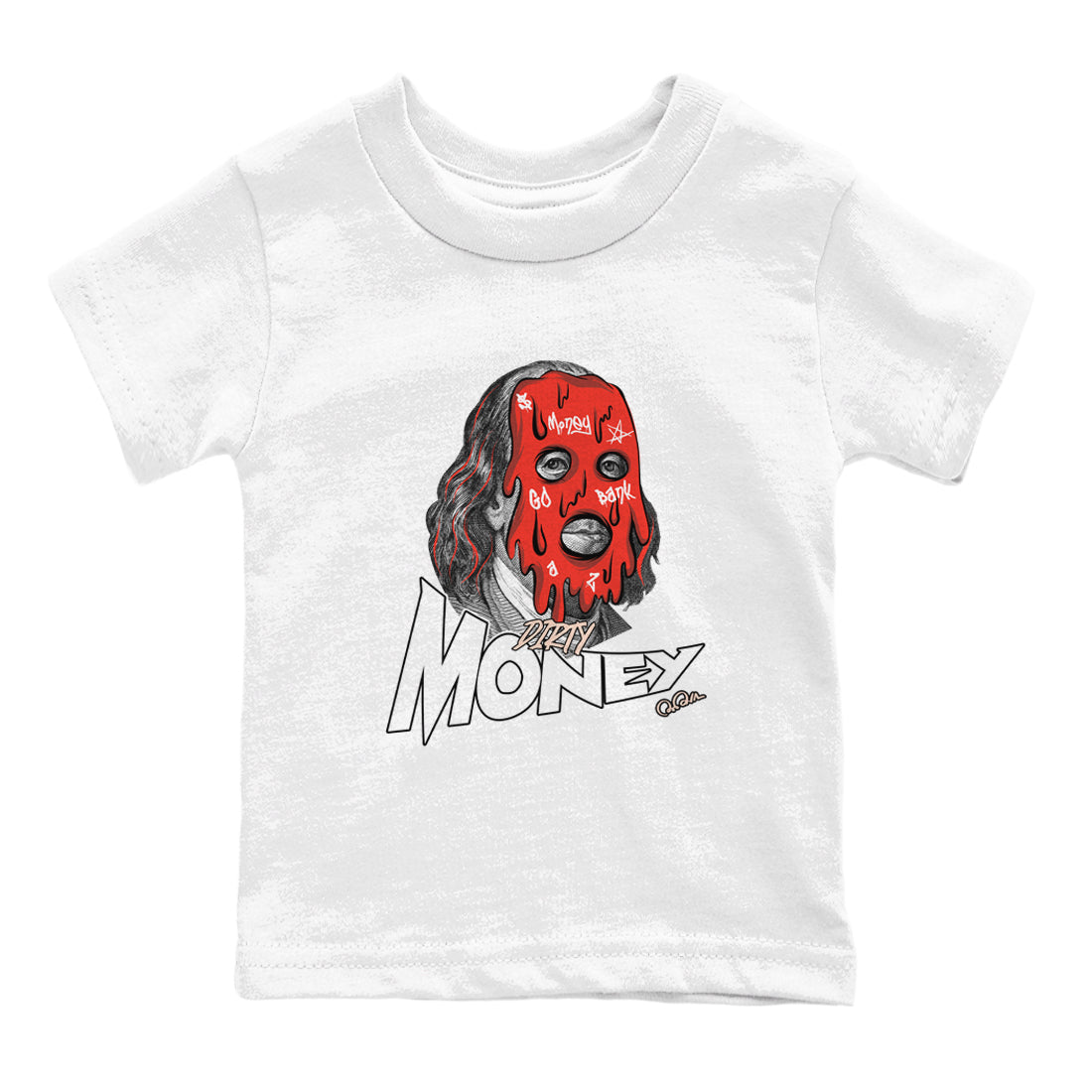 Dirty Money snkmatch Tees Kids - Air Jordan 13 Dune Red