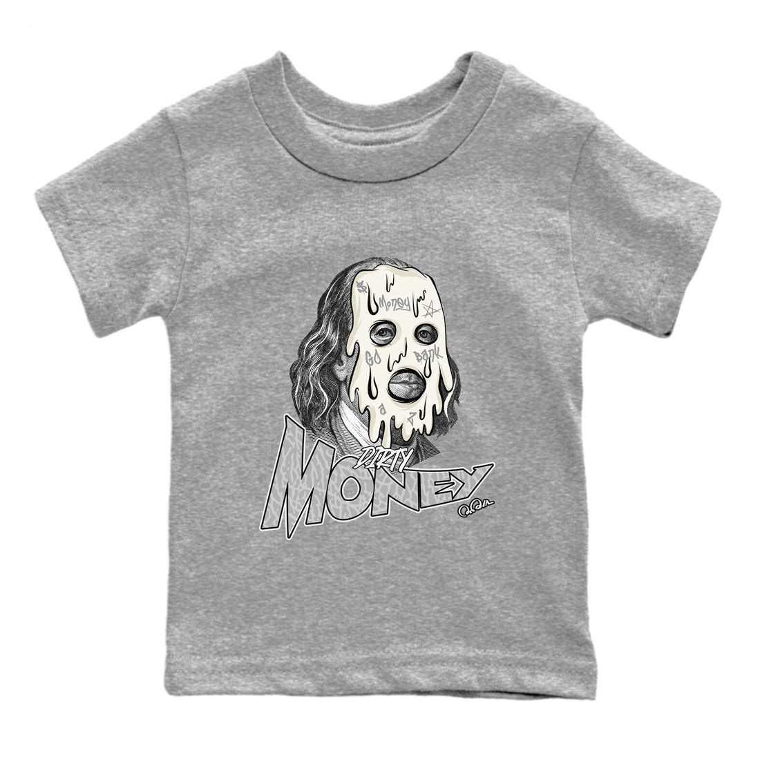 Dirty Money snkmatch Tees Kids - Air Jordan 3 Ivory