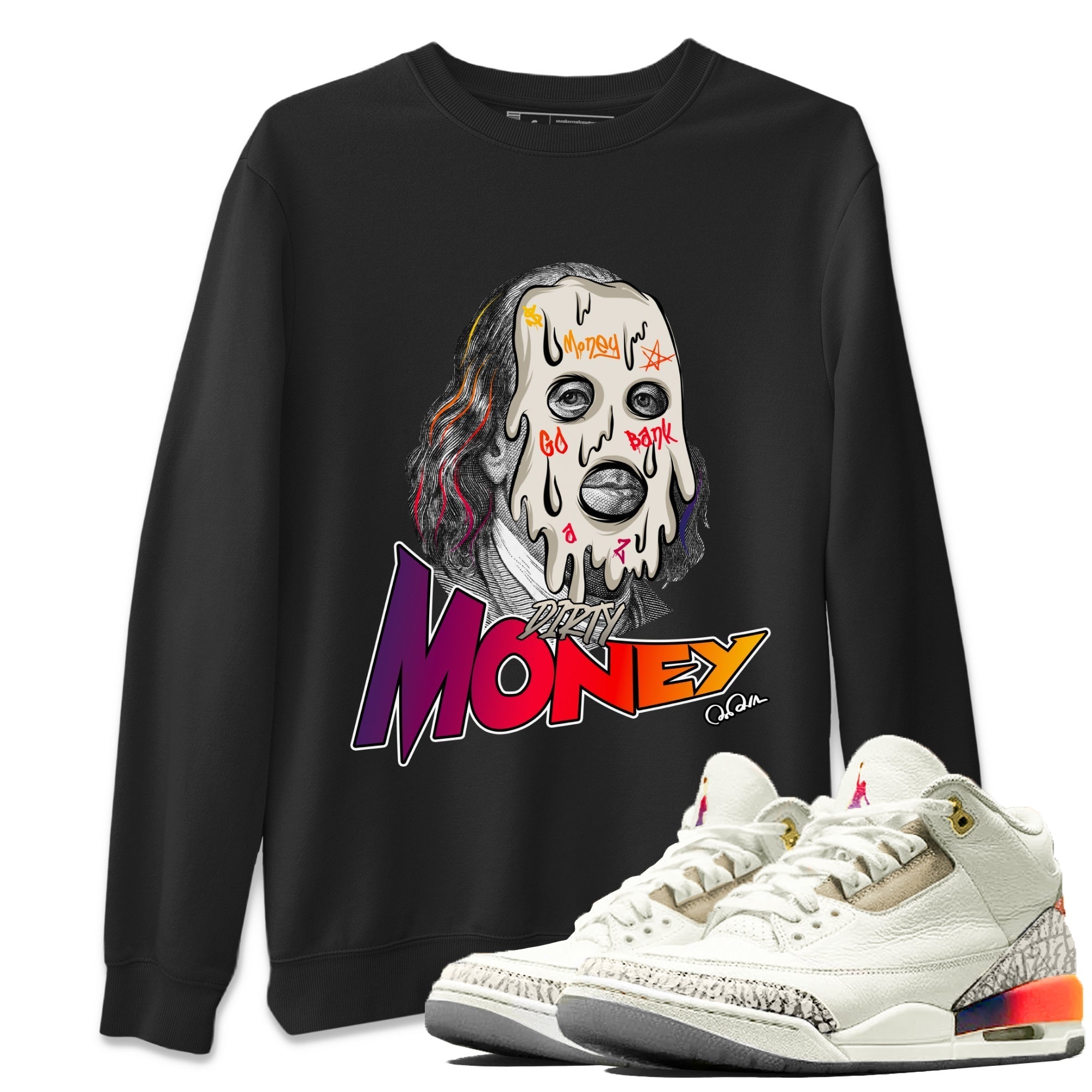 Dirty Money snkmatch Tee - Air Jordan 3 J Balvin