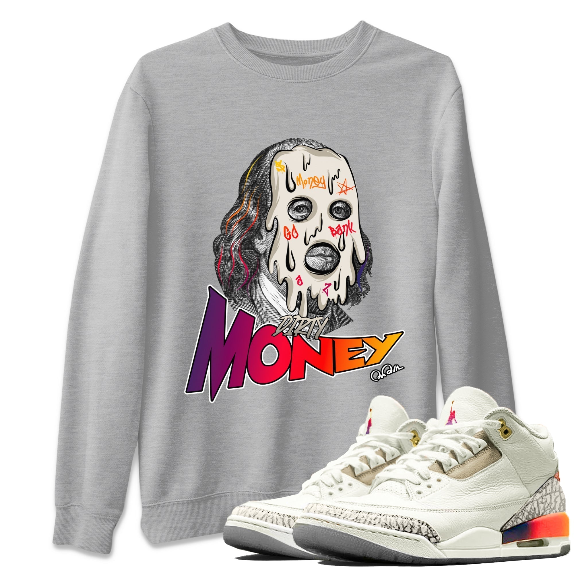 Dirty Money snkmatch Tee - Air Jordan 3 J Balvin