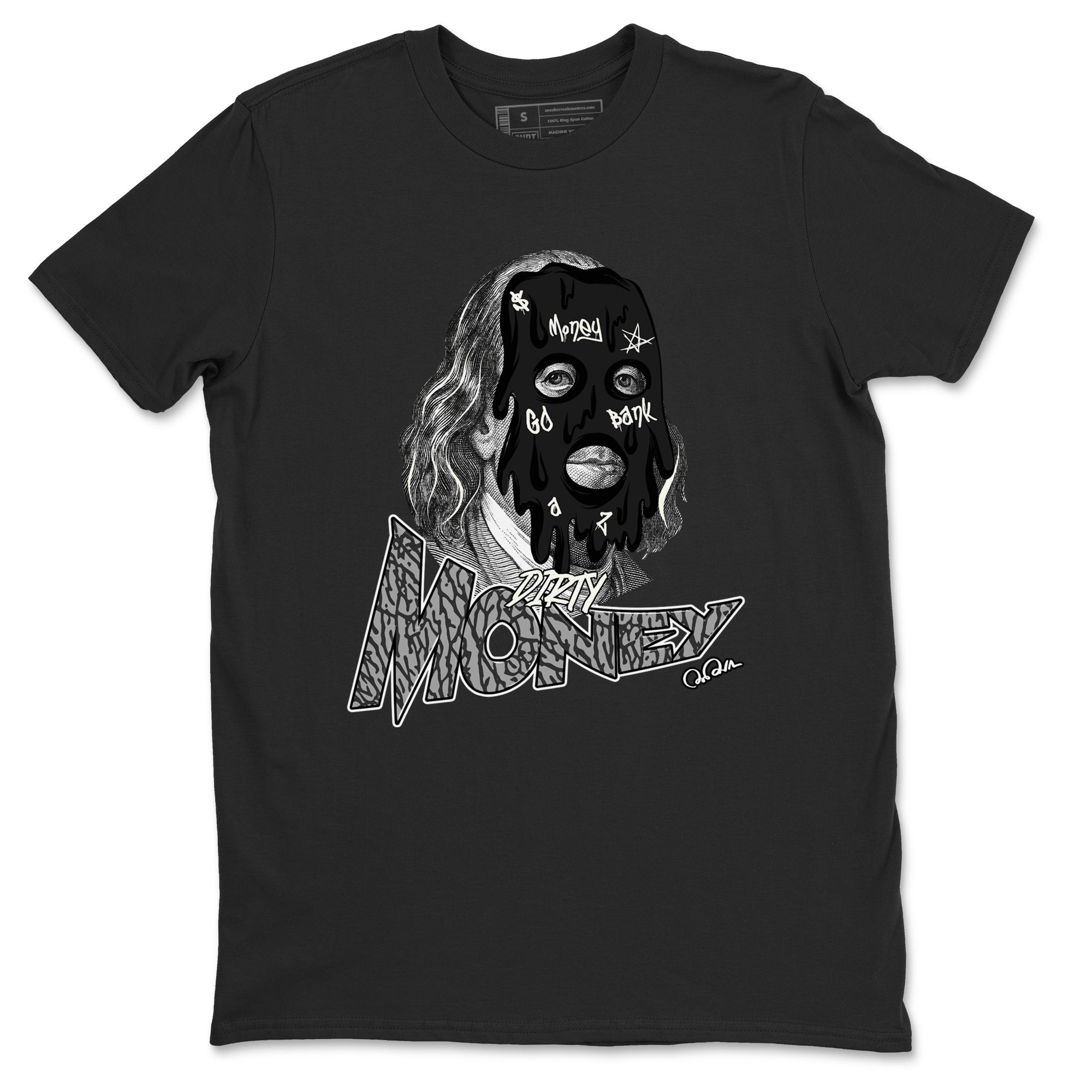 Dirty Money snkmatch Tee - Air Jordan 3 Off Noir