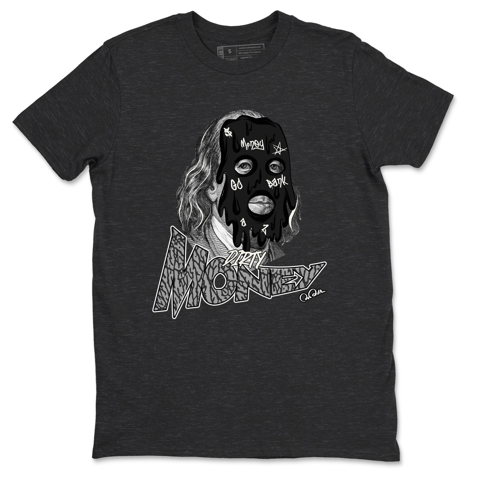Dirty Money snkmatch Tee - Air Jordan 3 Off Noir